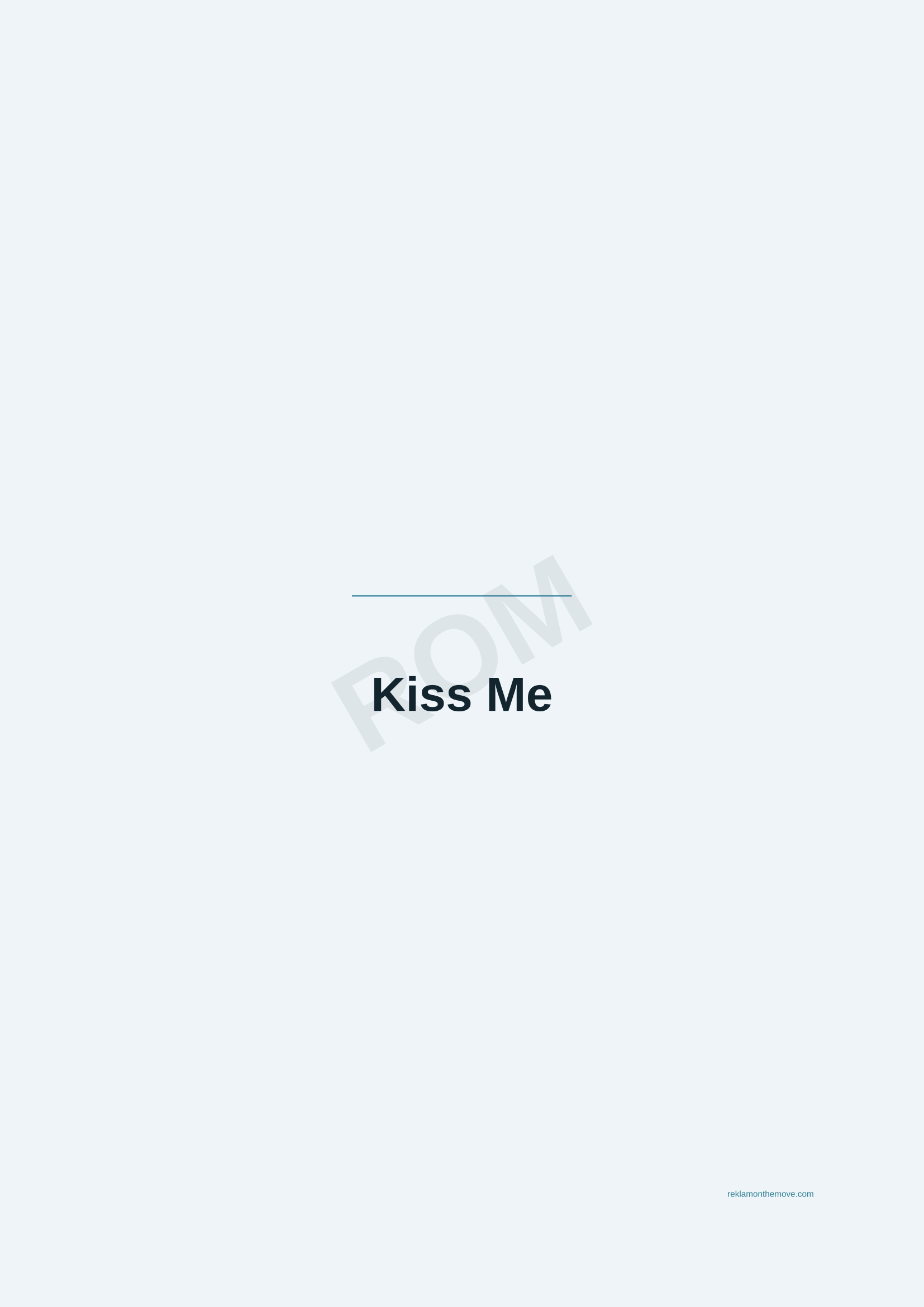 Kiss Me · Okyanus — ROM dijital ürün önizlemesi (filigranlı)