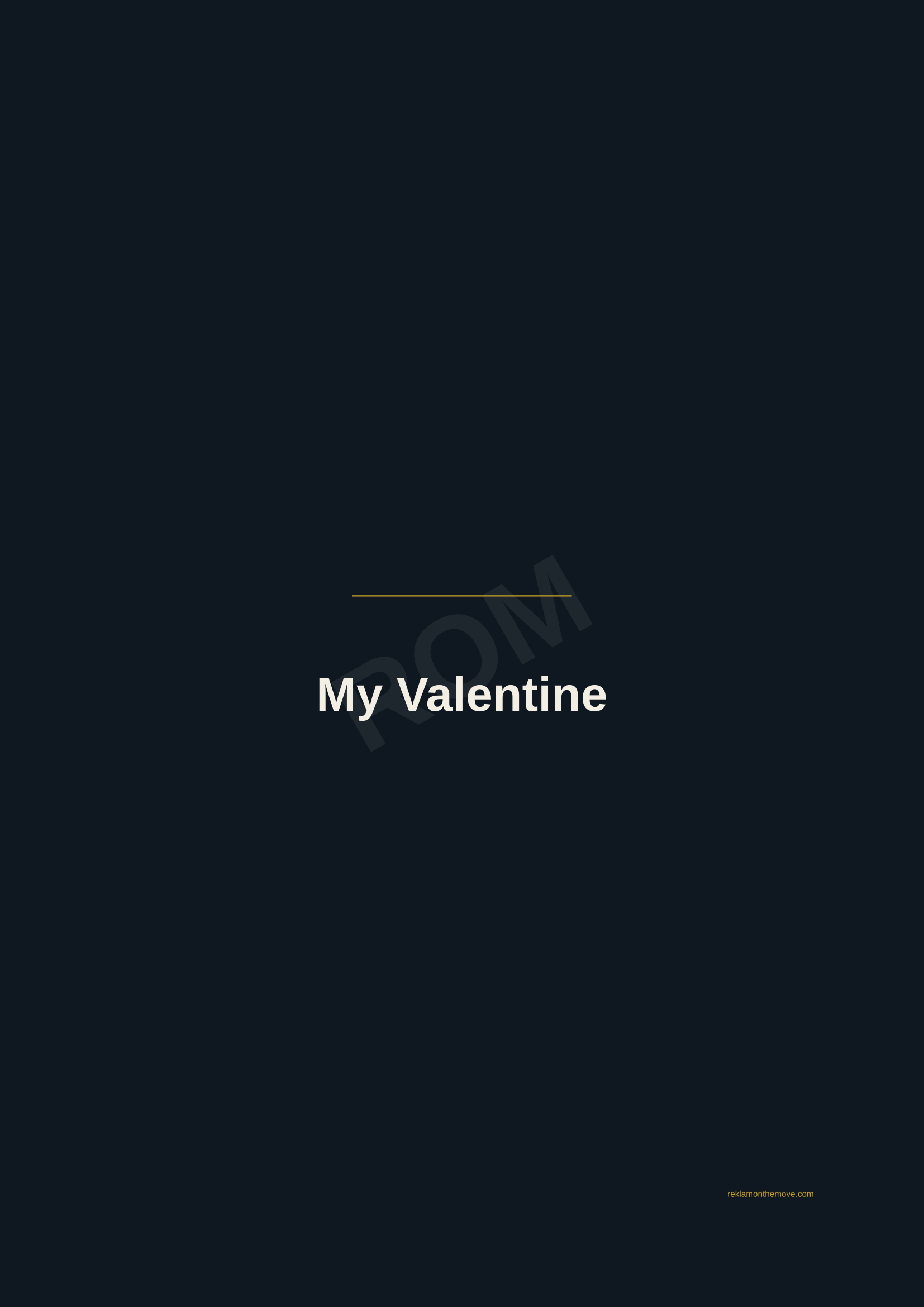 My Valentine · Gece — ROM dijital ürün önizlemesi (filigranlı)