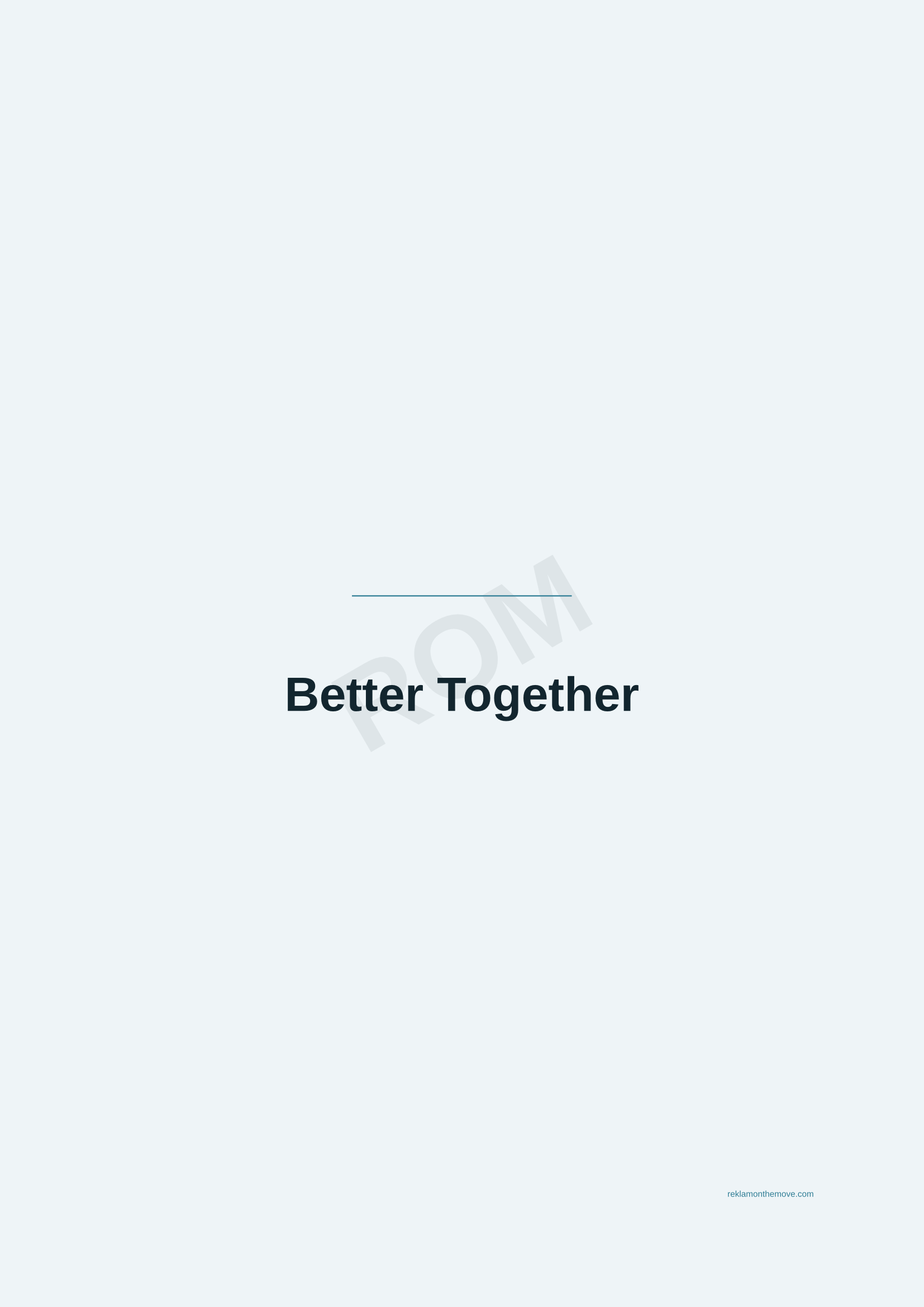 Better Together · Okyanus — ROM dijital ürün önizlemesi (filigranlı)