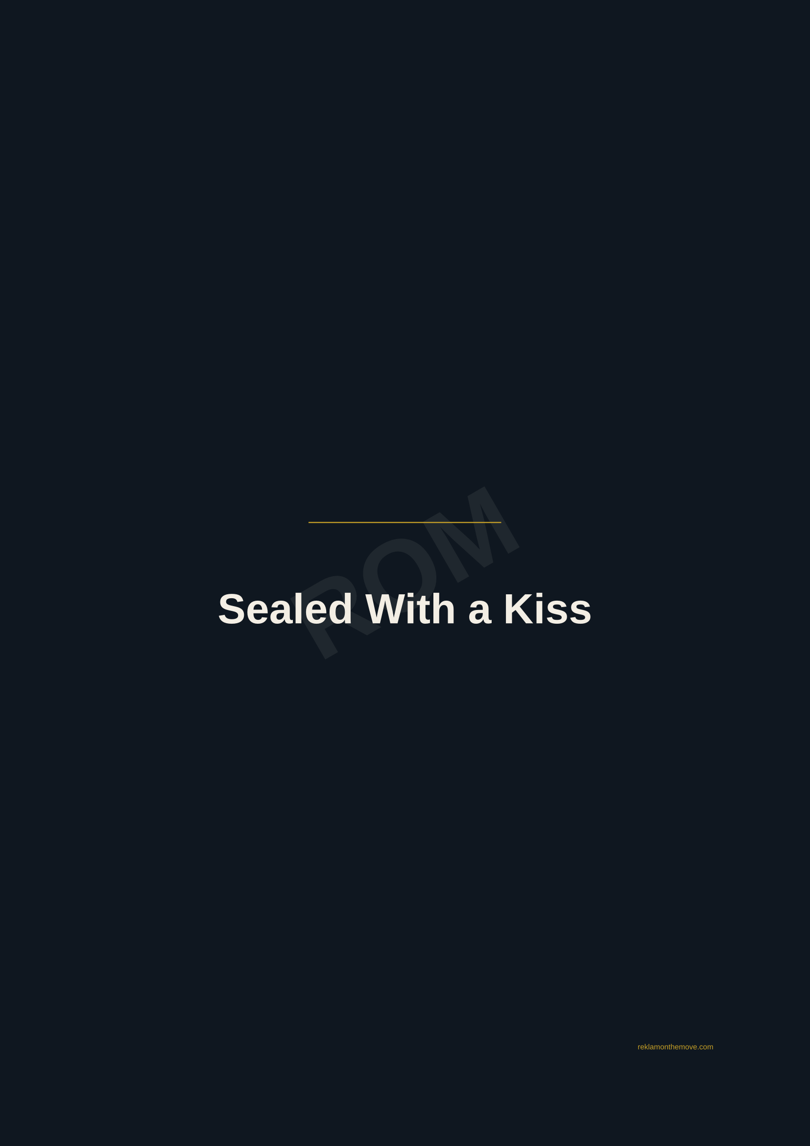 Sealed With a Kiss · Gece — ROM dijital ürün önizlemesi (filigranlı)