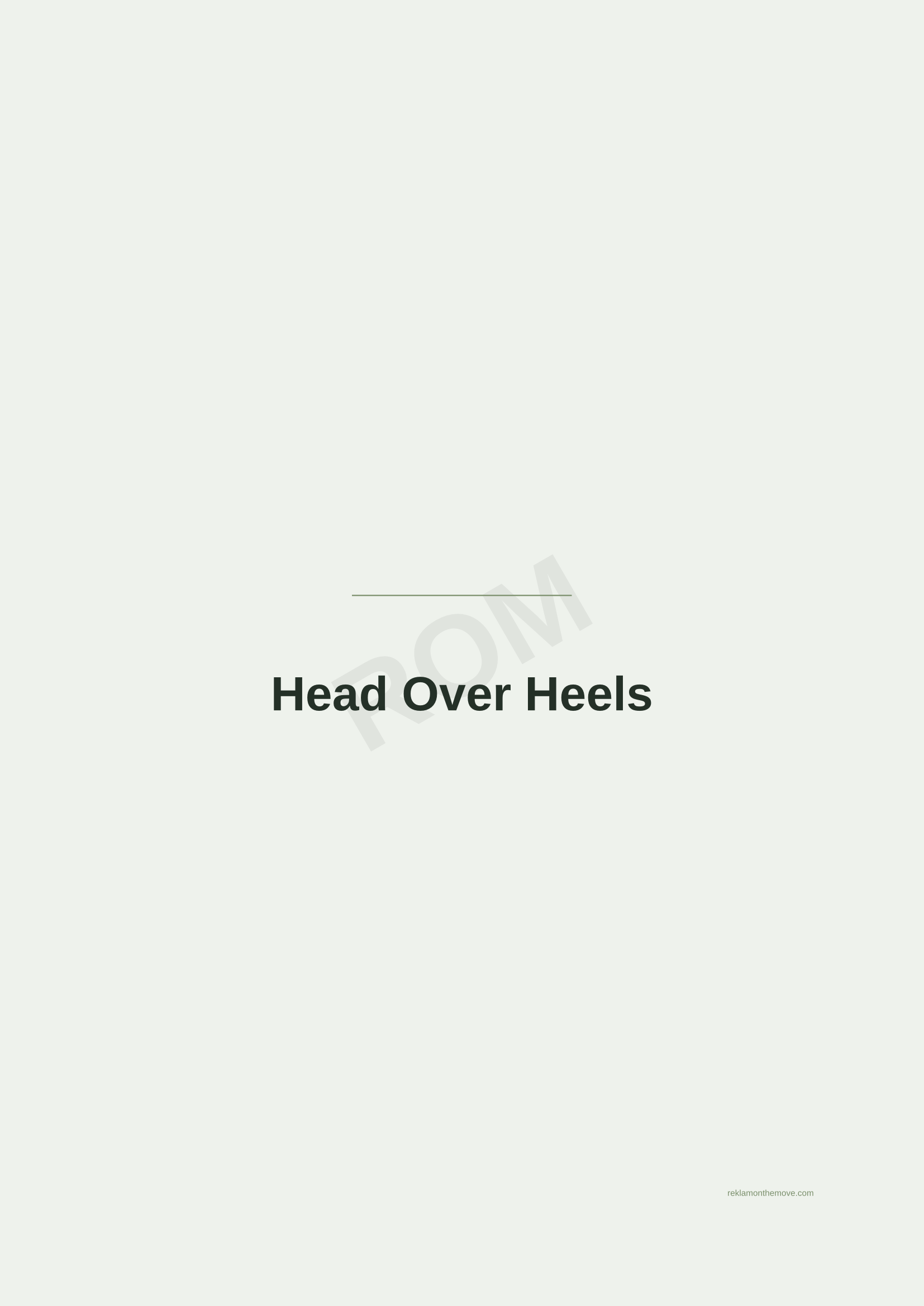 Head Over Heels · Adaçayı — ROM dijital ürün önizlemesi (filigranlı)