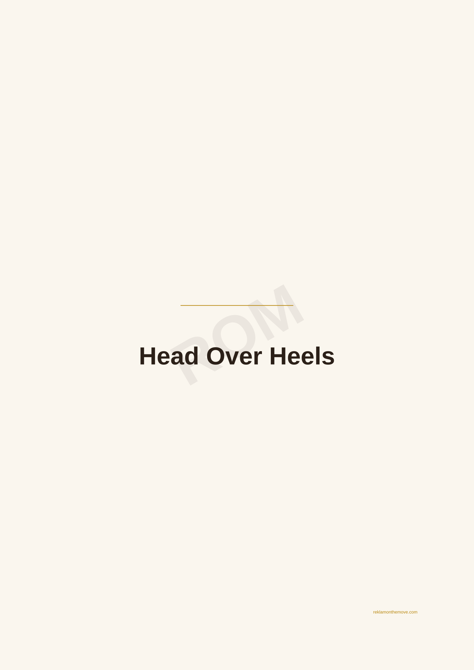 Head Over Heels · Espresso — ROM dijital ürün önizlemesi (filigranlı)