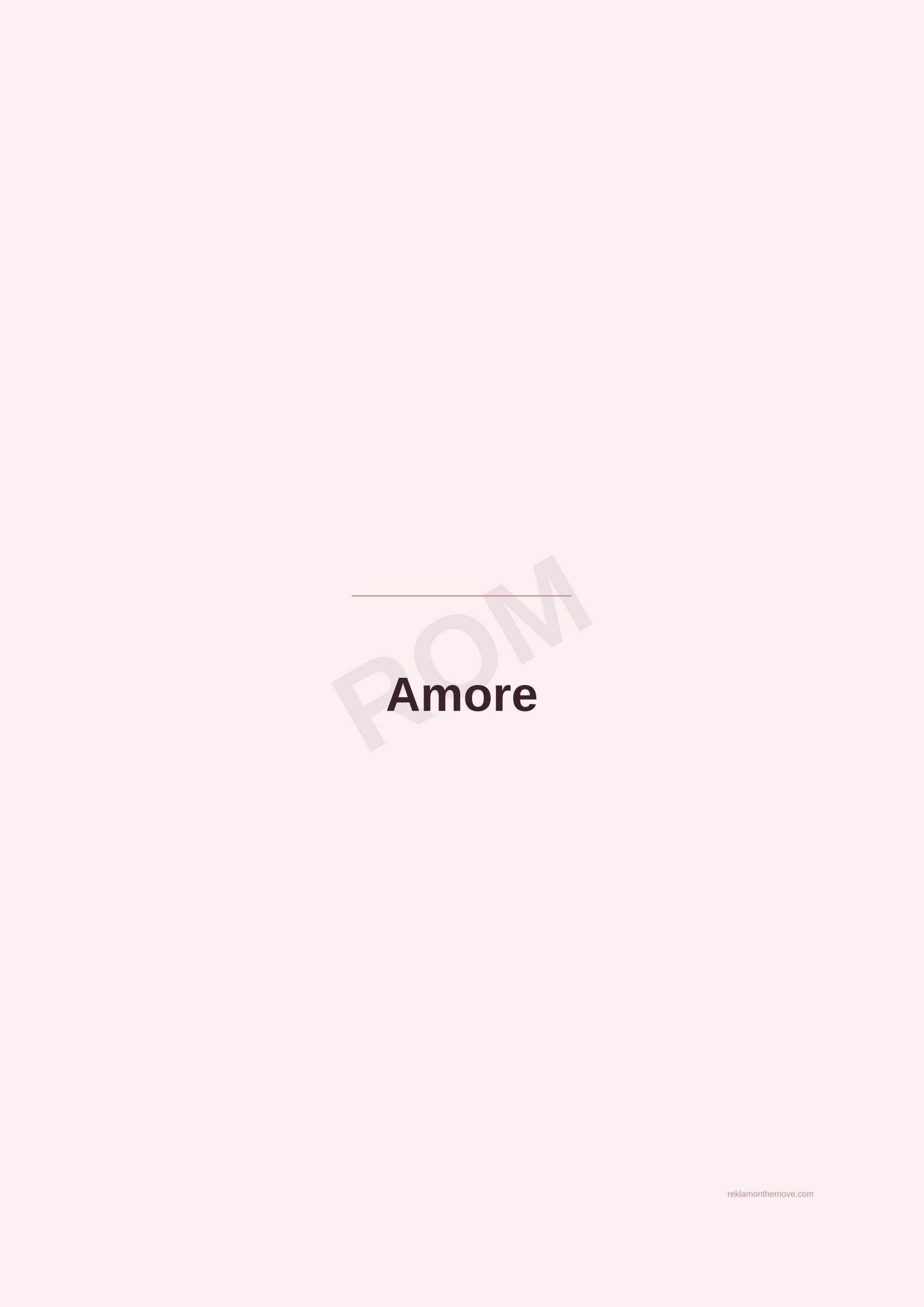 Amore · Gül — ROM dijital ürün önizlemesi (filigranlı)