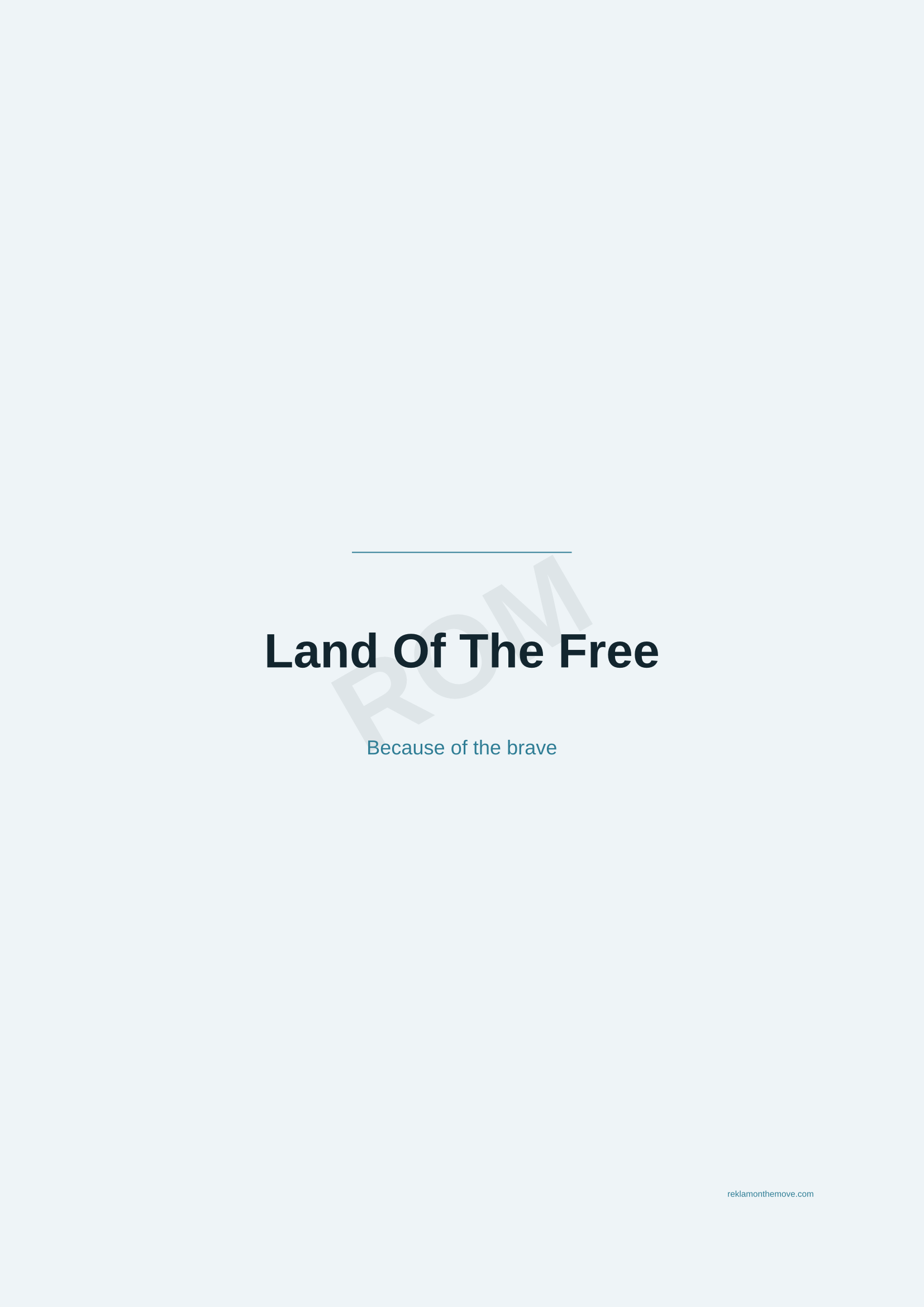 Land Of The Free · Okyanus — ROM dijital ürün önizlemesi (filigranlı)