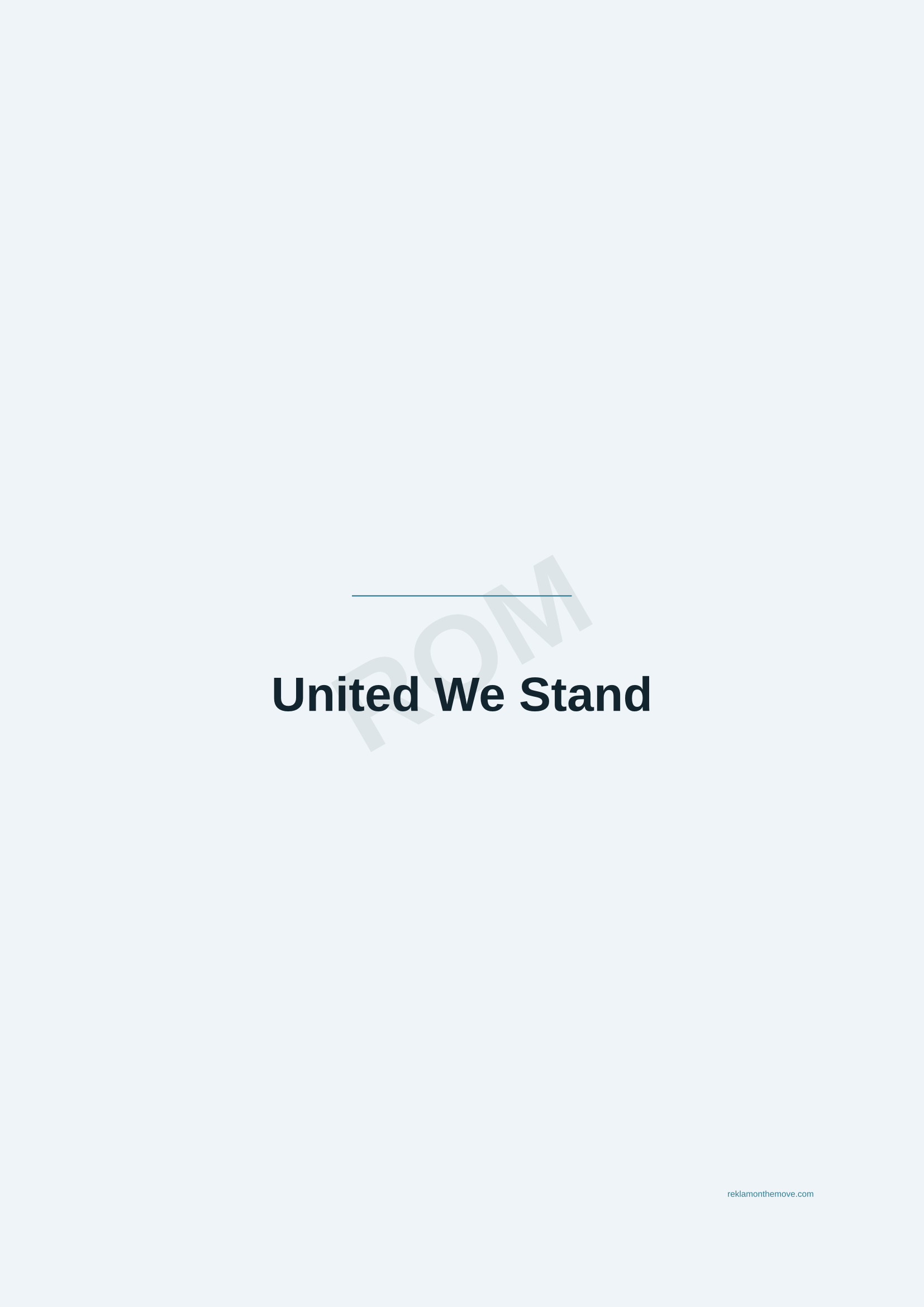United We Stand · Okyanus — ROM dijital ürün önizlemesi (filigranlı)
