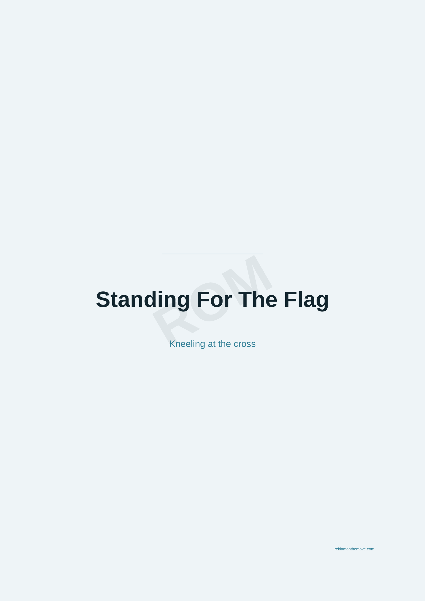 Standing For The Flag · Okyanus — ROM dijital ürün önizlemesi (filigranlı)