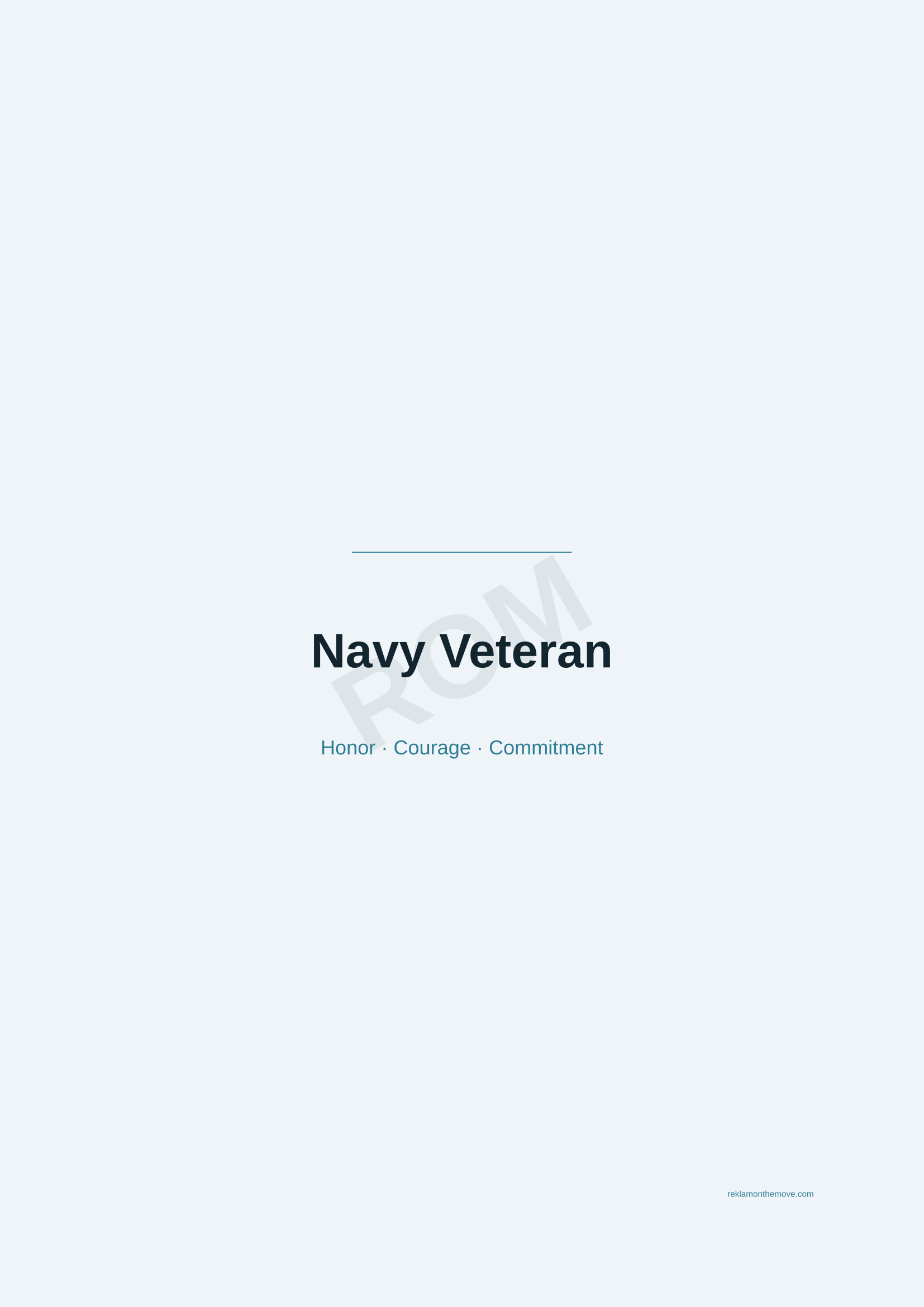Navy Veteran · Okyanus — ROM dijital ürün önizlemesi (filigranlı)