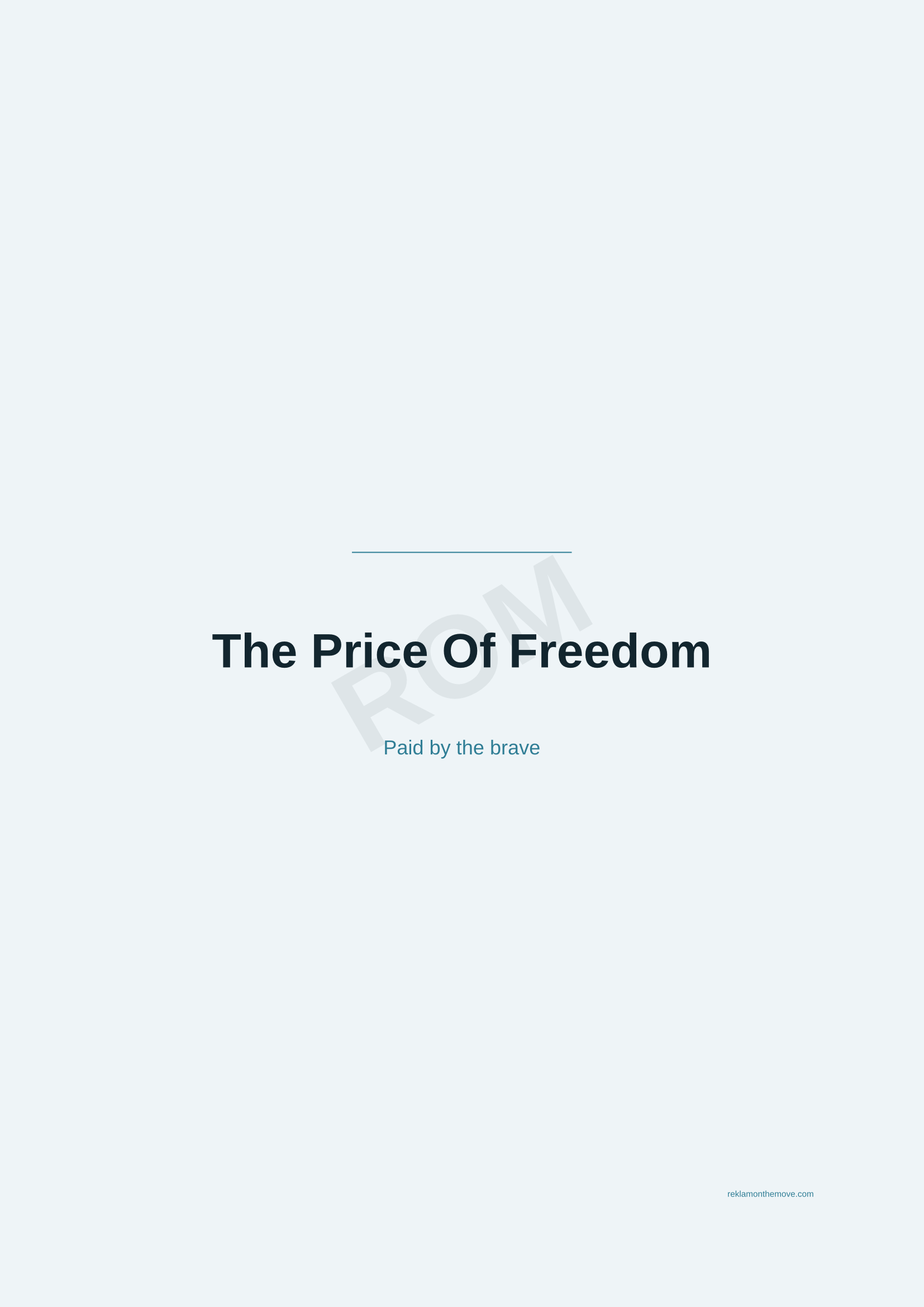 The Price Of Freedom · Okyanus — ROM dijital ürün önizlemesi (filigranlı)