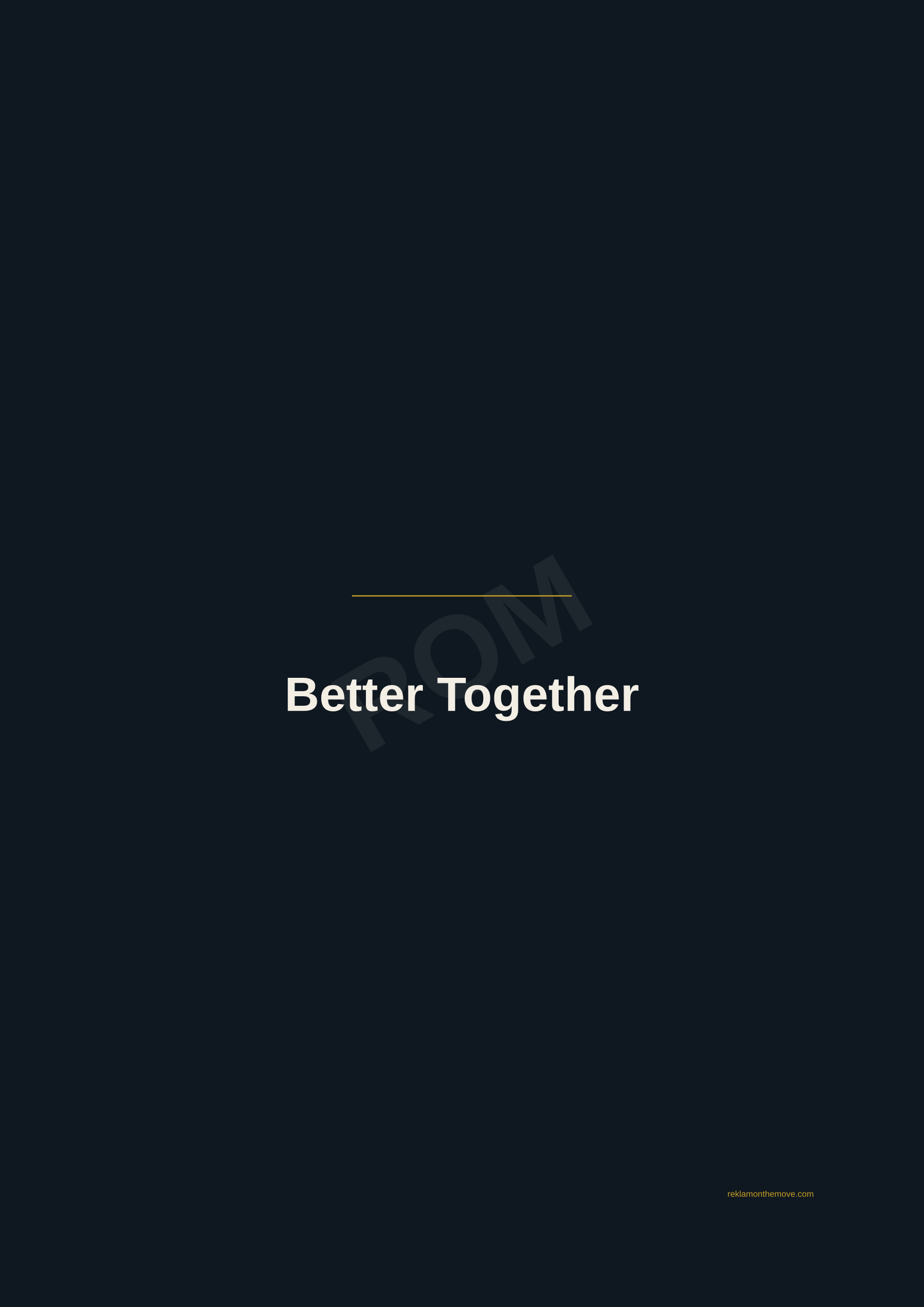Better Together · Gece — ROM dijital ürün önizlemesi (filigranlı)