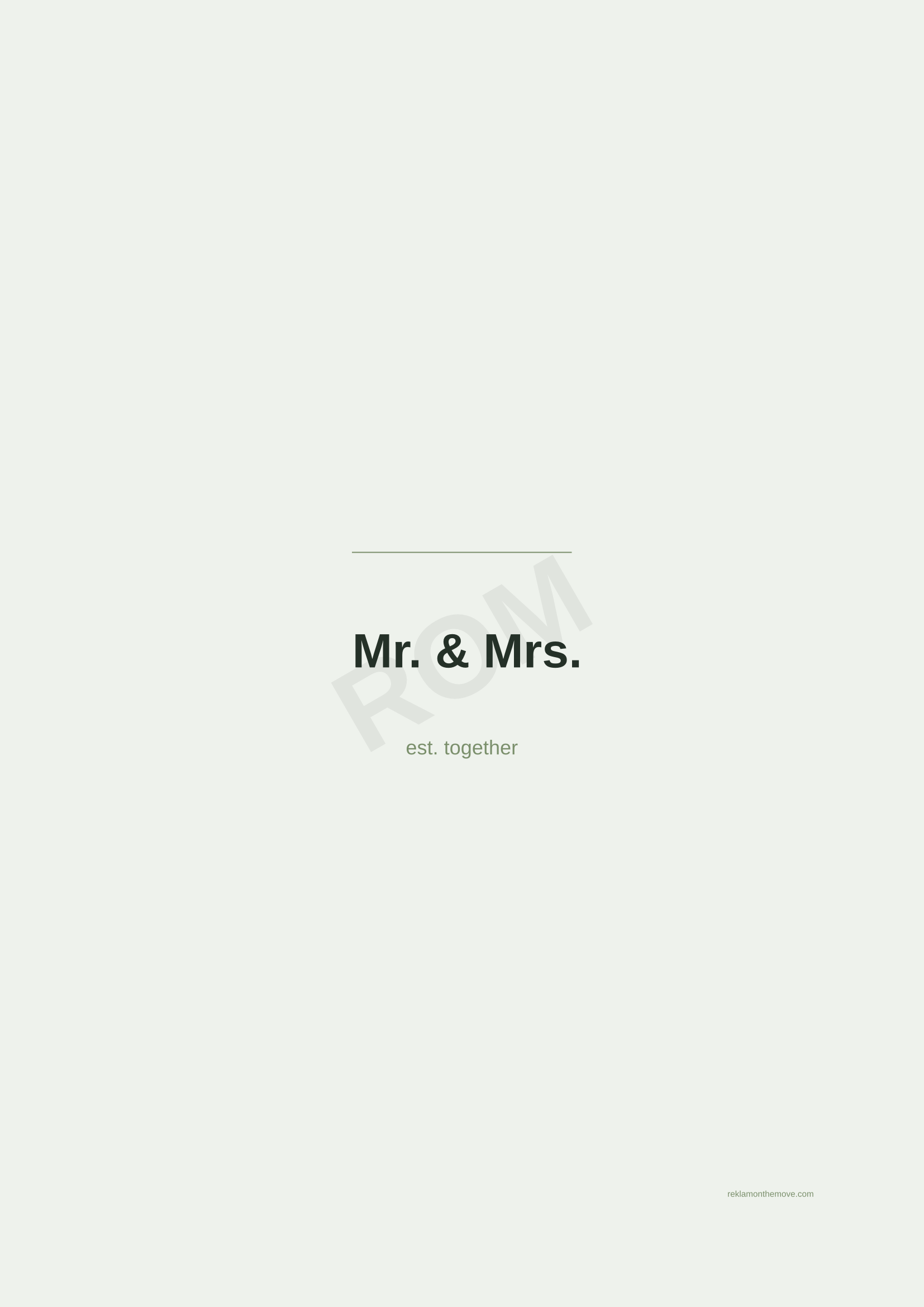 Mr. & Mrs. · Adaçayı — ROM dijital ürün önizlemesi (filigranlı)