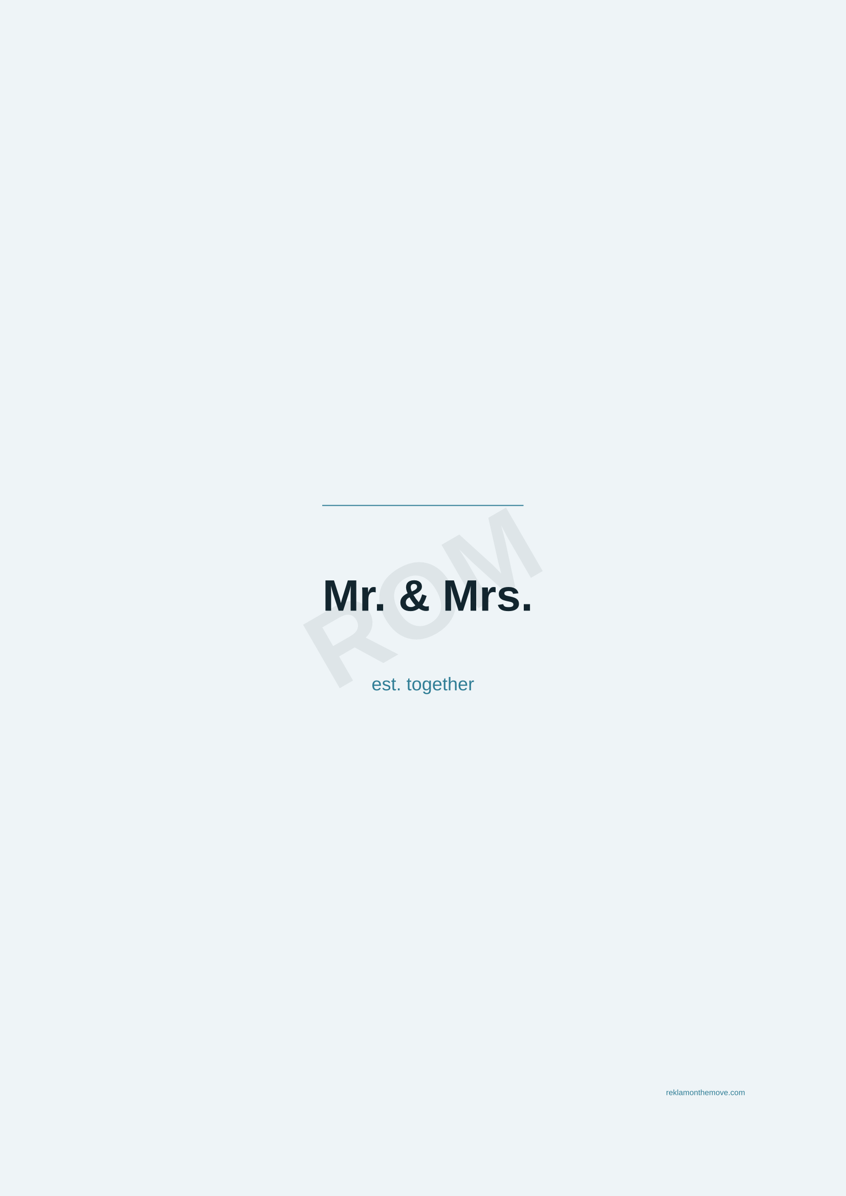 Mr. & Mrs. · Okyanus — ROM dijital ürün önizlemesi (filigranlı)