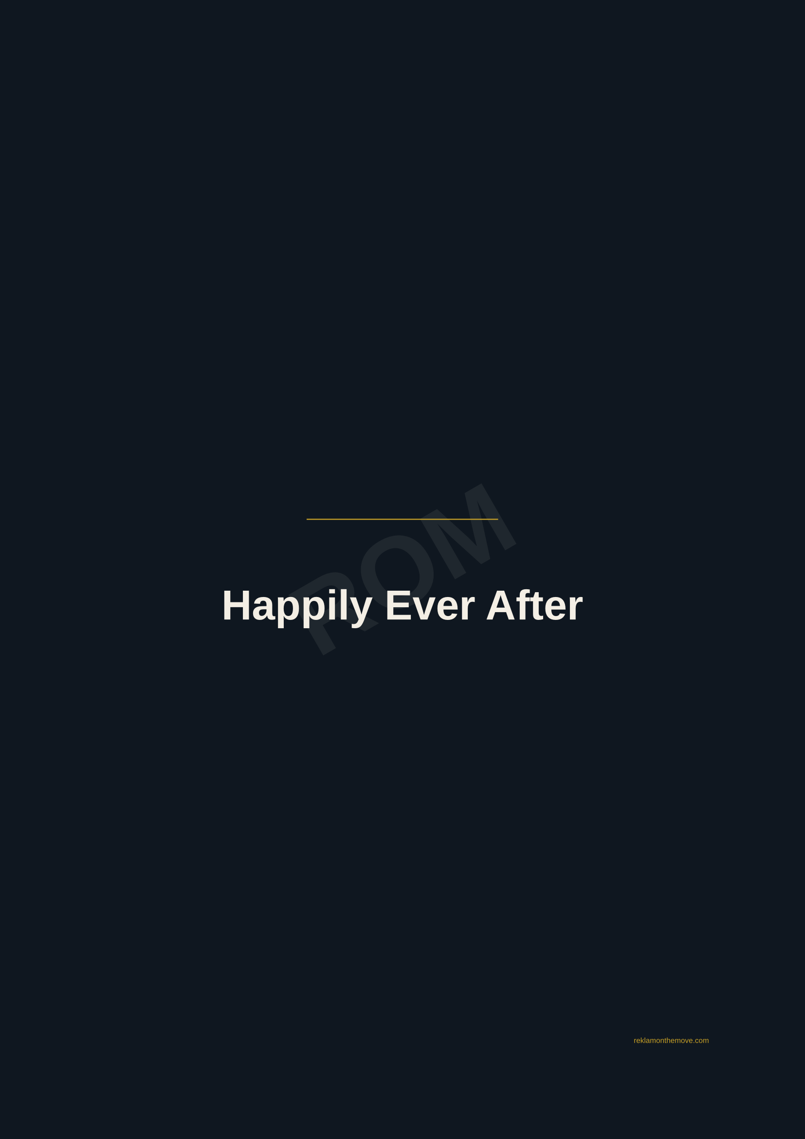 Happily Ever After · Gece — ROM dijital ürün önizlemesi (filigranlı)