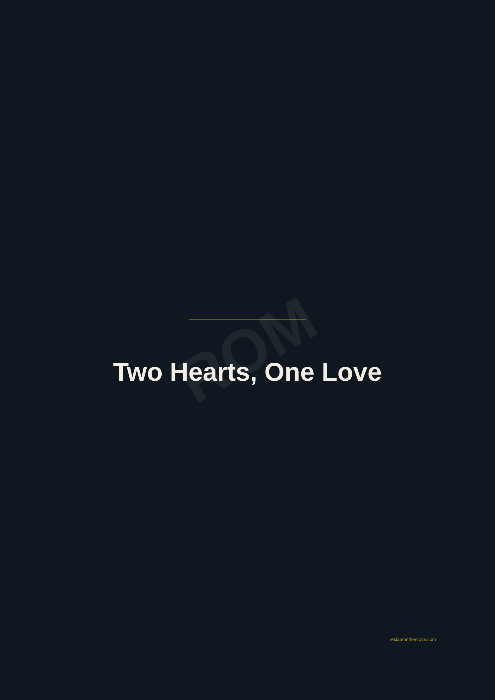 Two Hearts, One Love · Gece — ROM dijital ürün önizlemesi (filigranlı)