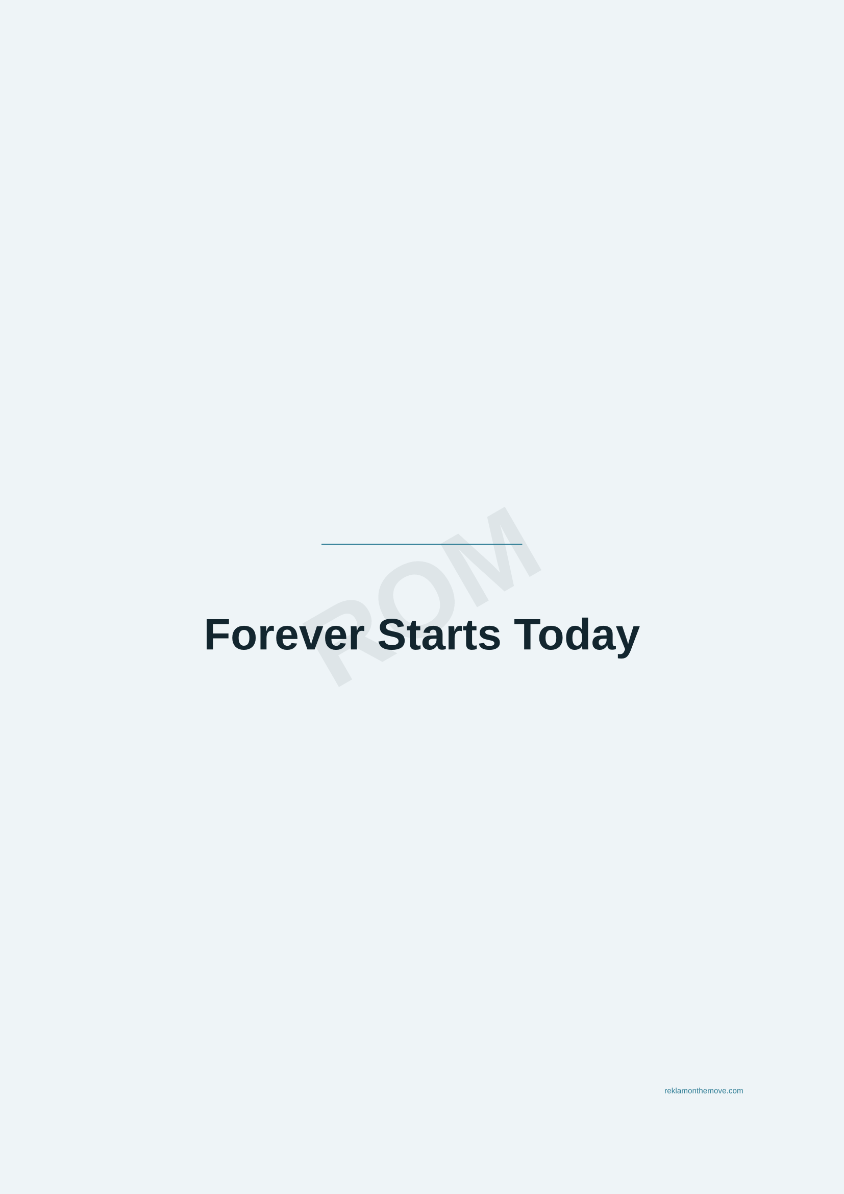 Forever Starts Today · Okyanus — ROM dijital ürün önizlemesi (filigranlı)