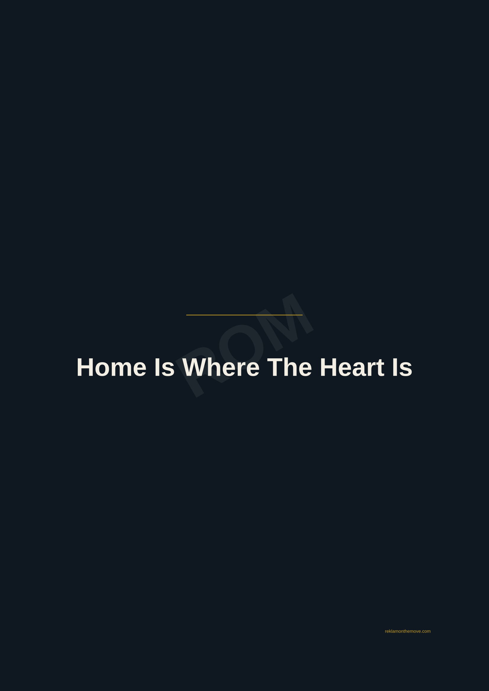 Home Is Where The Heart Is · Gece — ROM dijital ürün önizlemesi (filigranlı)