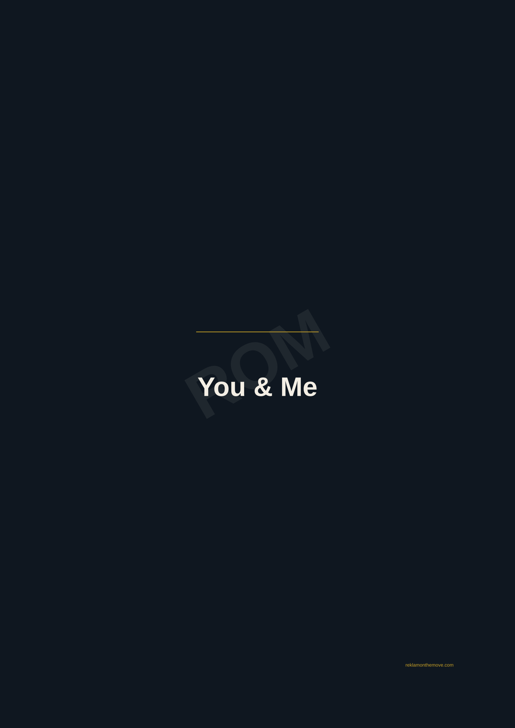 You & Me · Gece — ROM dijital ürün önizlemesi (filigranlı)