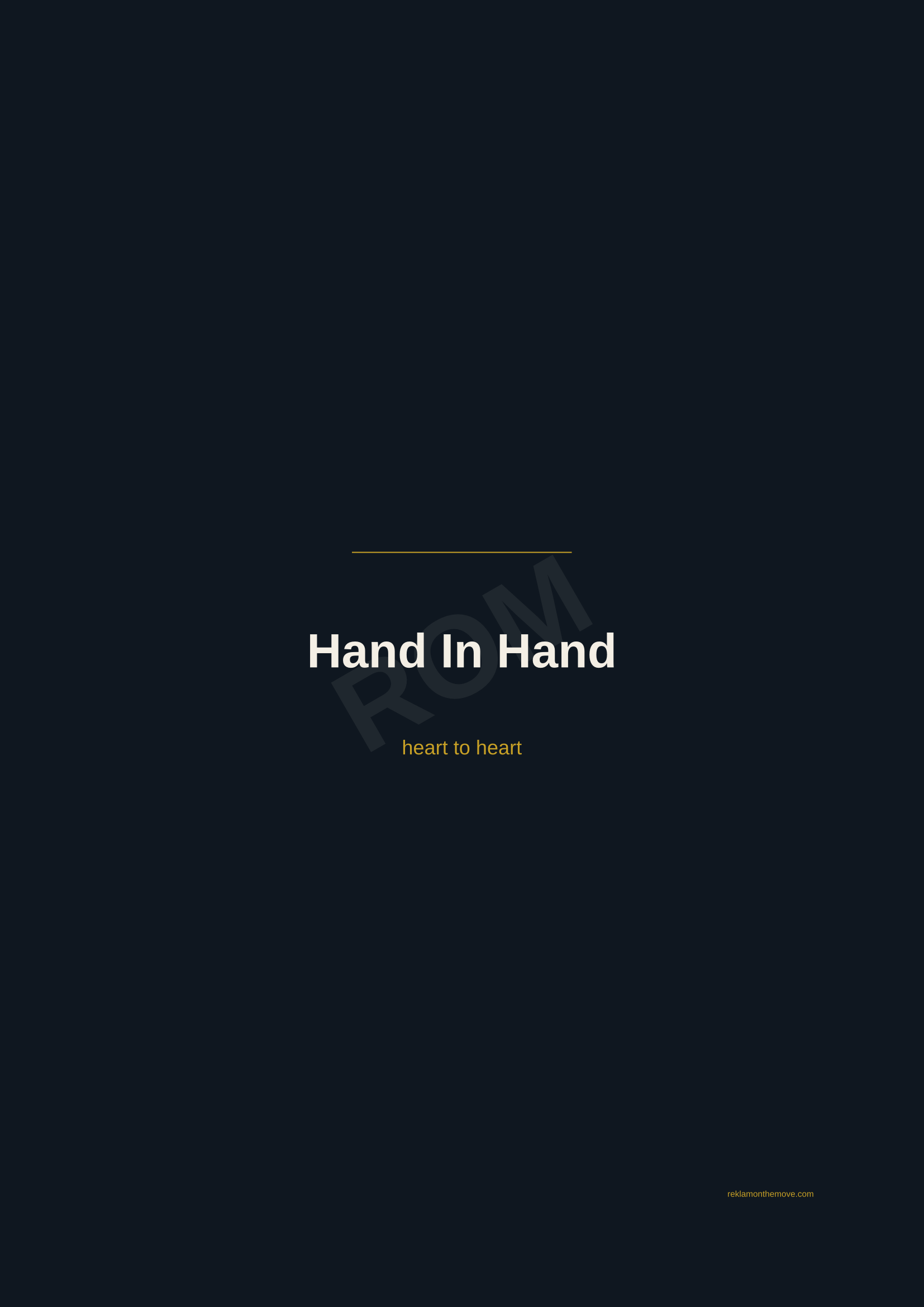 Hand In Hand · Gece — ROM dijital ürün önizlemesi (filigranlı)