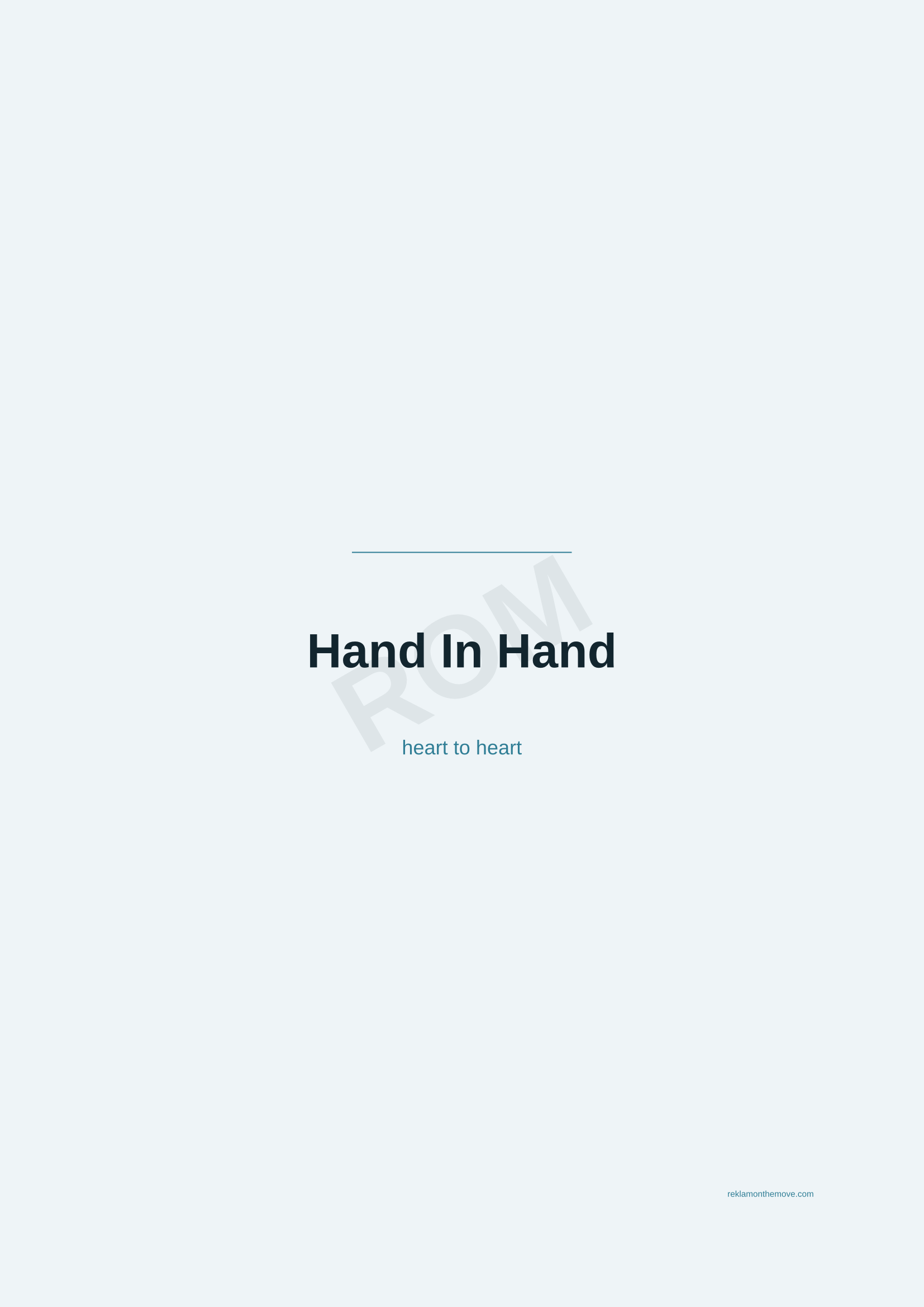 Hand In Hand · Okyanus — ROM dijital ürün önizlemesi (filigranlı)