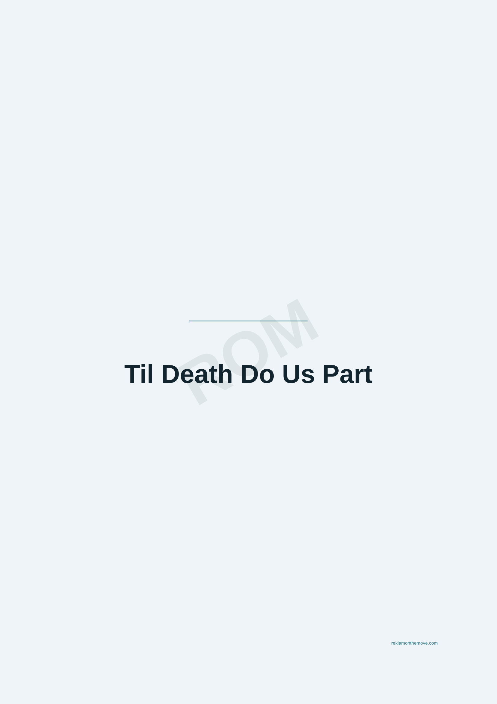Til Death Do Us Part · Okyanus — ROM dijital ürün önizlemesi (filigranlı)