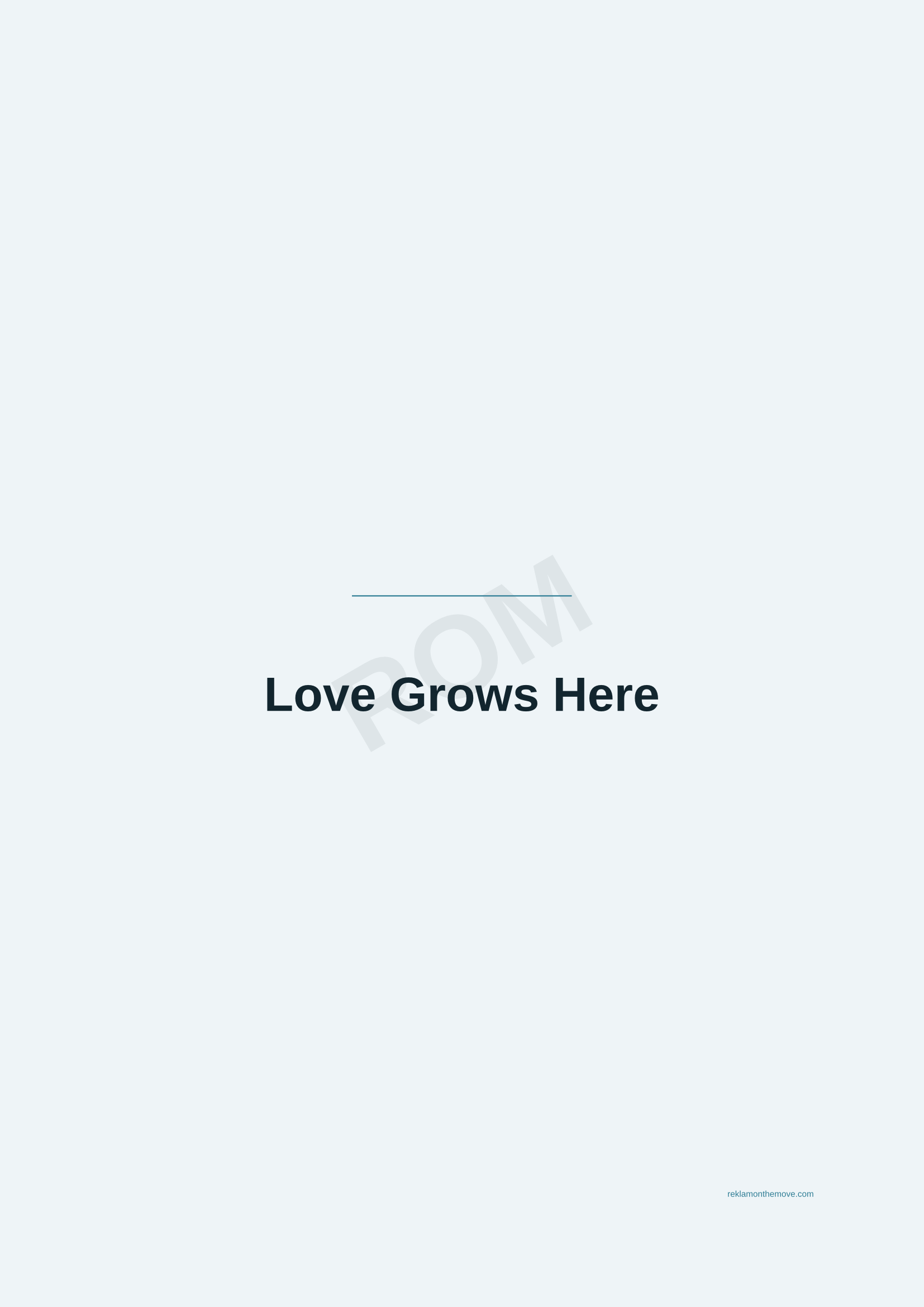 Love Grows Here · Okyanus — ROM dijital ürün önizlemesi (filigranlı)