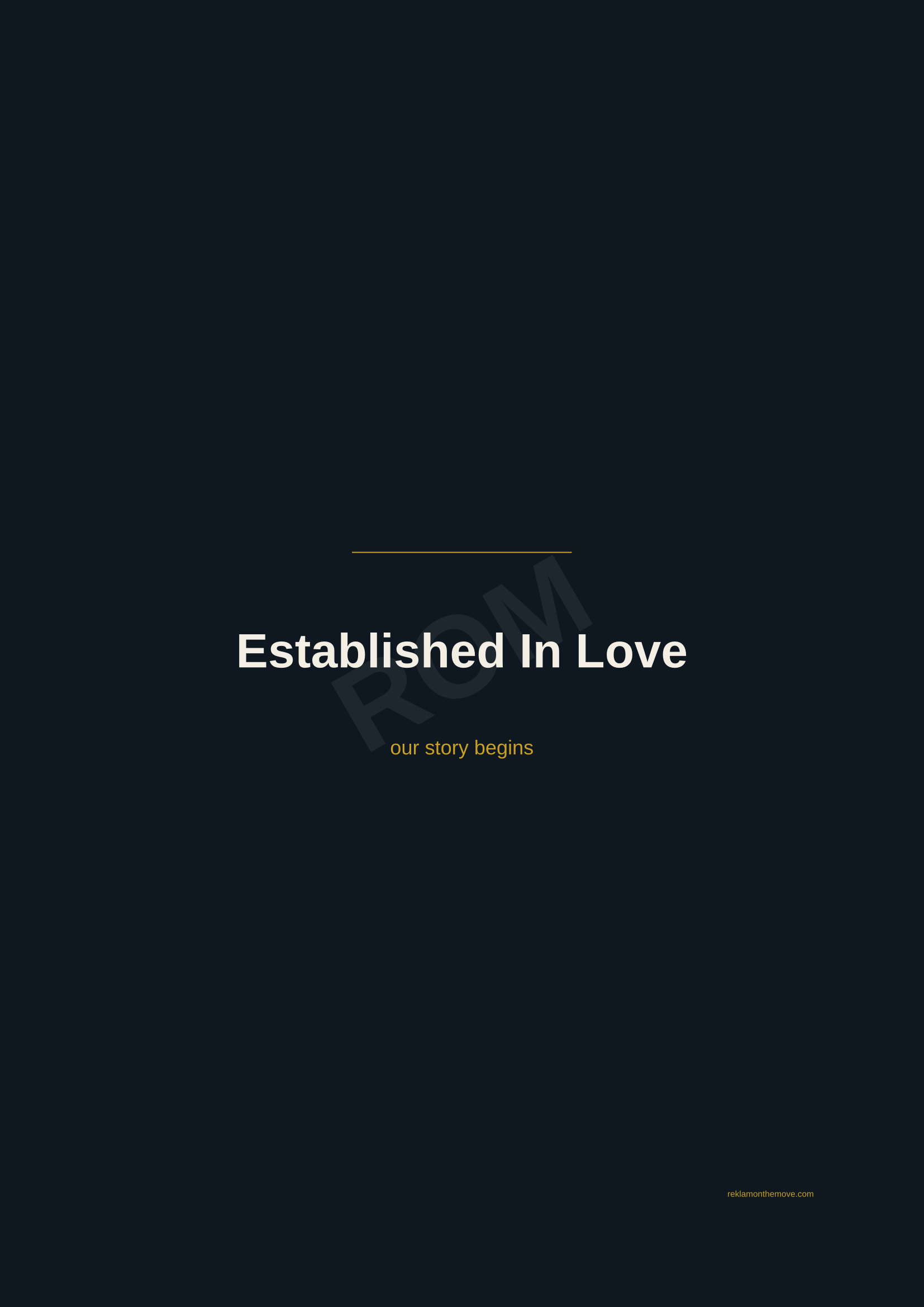 Established In Love · Gece — ROM dijital ürün önizlemesi (filigranlı)