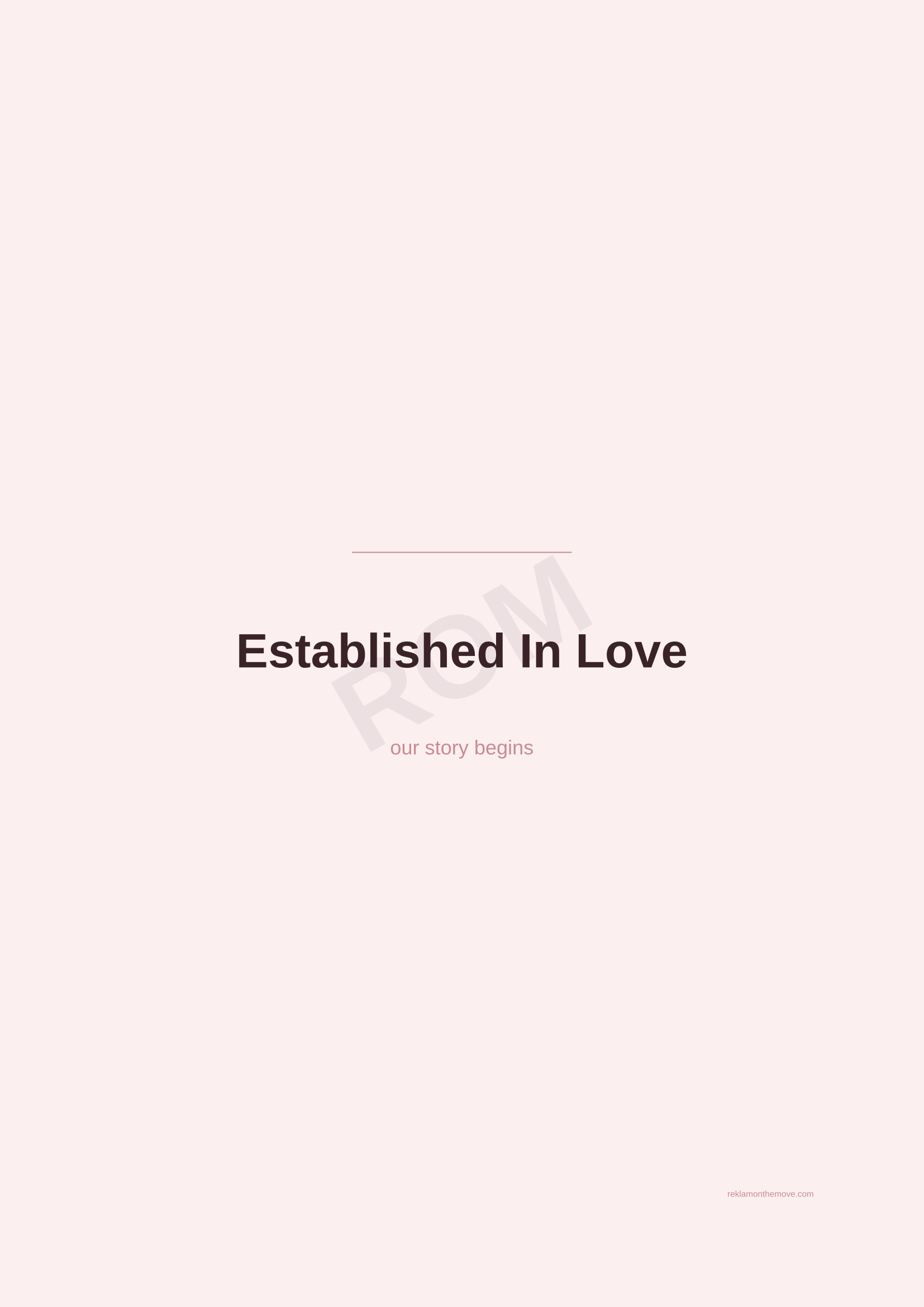 Established In Love · Gül — ROM dijital ürün önizlemesi (filigranlı)
