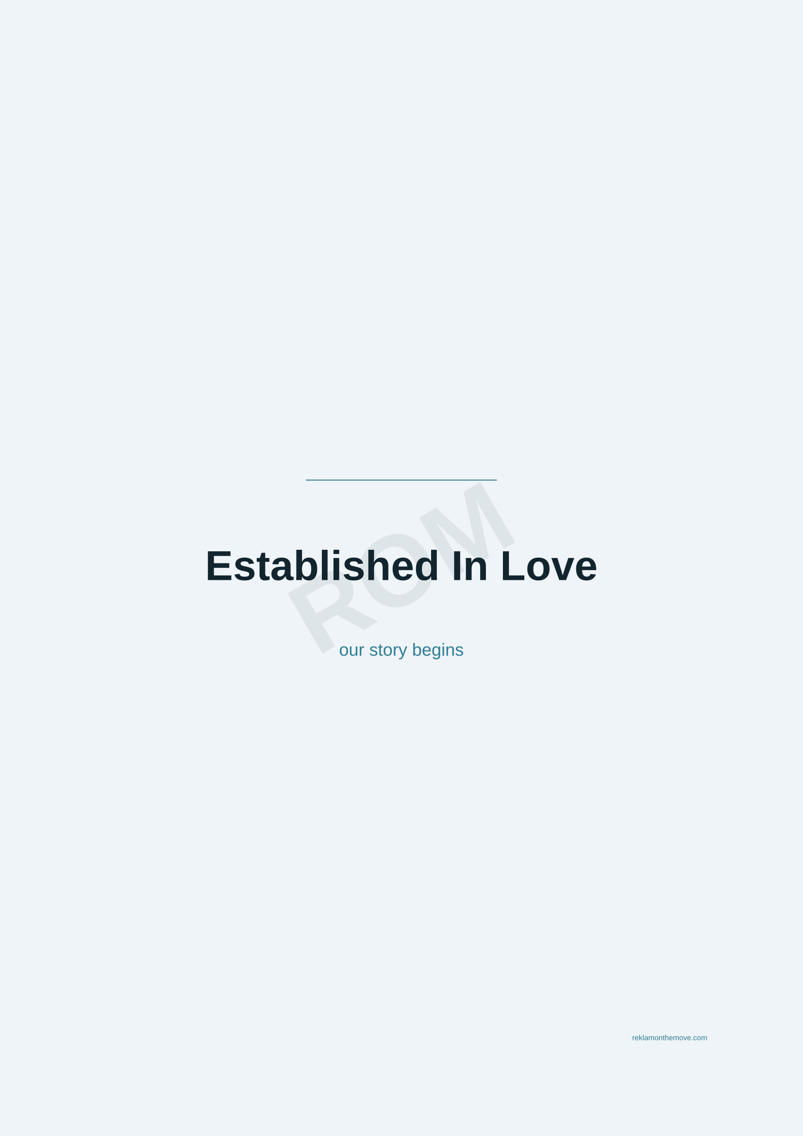 Established In Love · Okyanus — ROM dijital ürün önizlemesi (filigranlı)