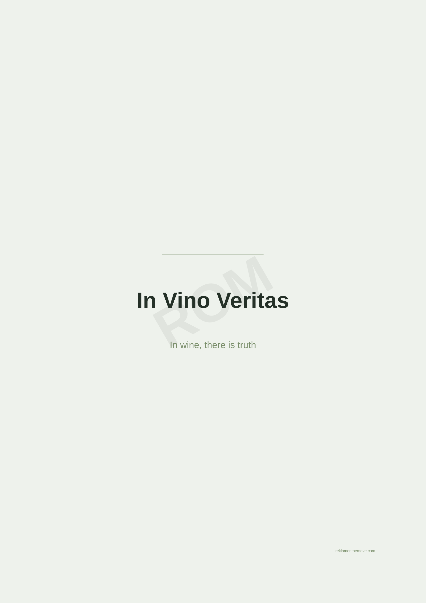 In Vino Veritas · Adaçayı — ROM dijital ürün önizlemesi (filigranlı)