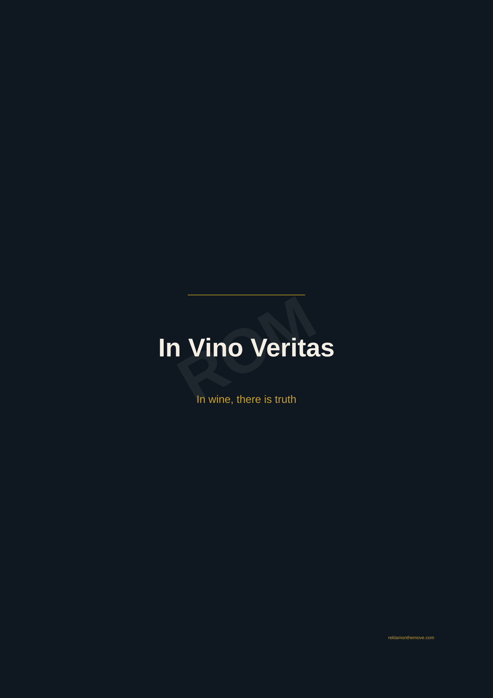 In Vino Veritas · Gece — ROM dijital ürün önizlemesi (filigranlı)