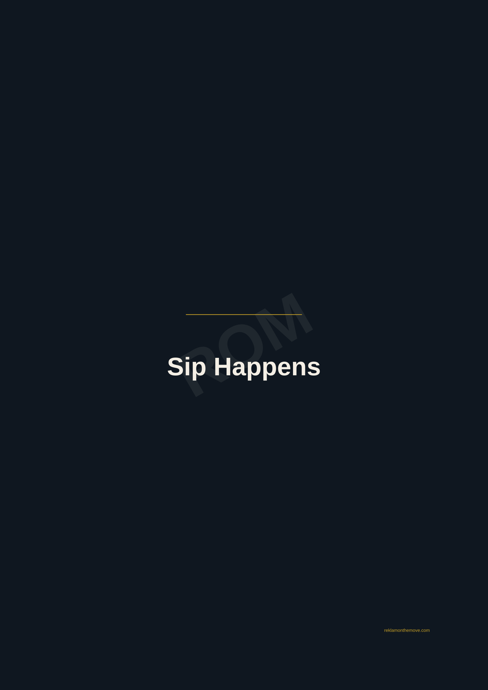 Sip Happens · Gece — ROM dijital ürün önizlemesi (filigranlı)