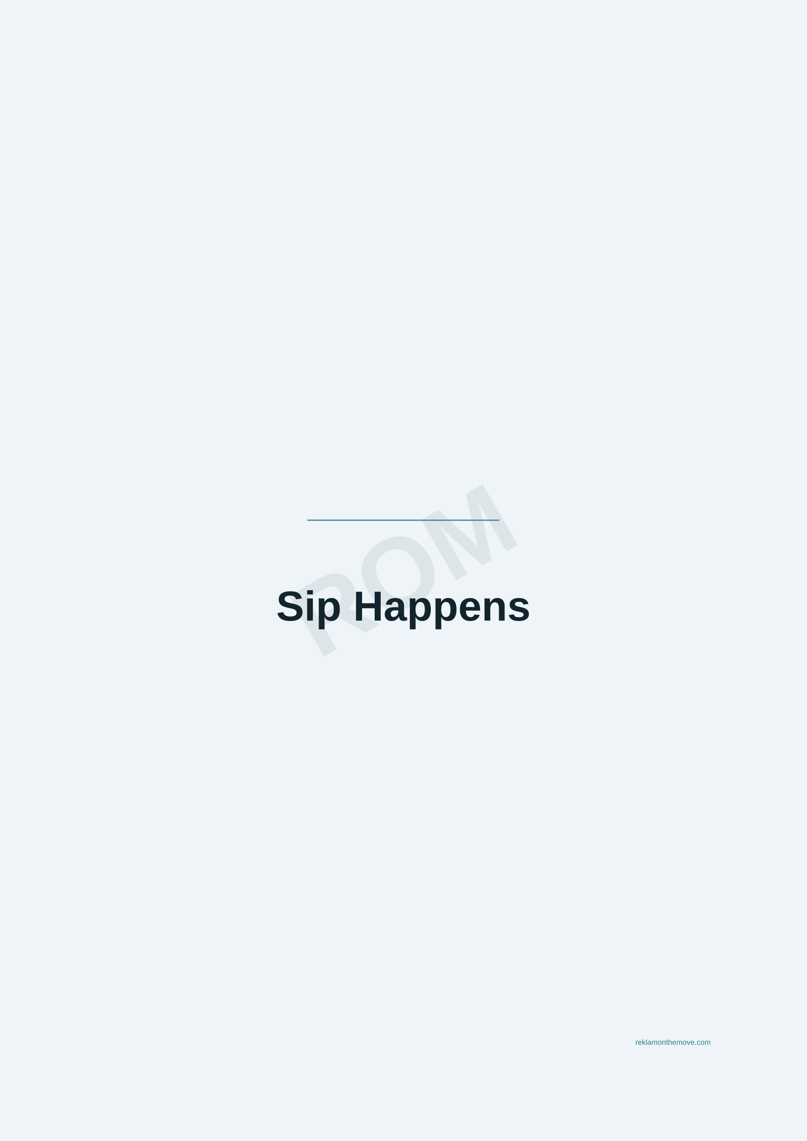 Sip Happens · Okyanus — ROM dijital ürün önizlemesi (filigranlı)