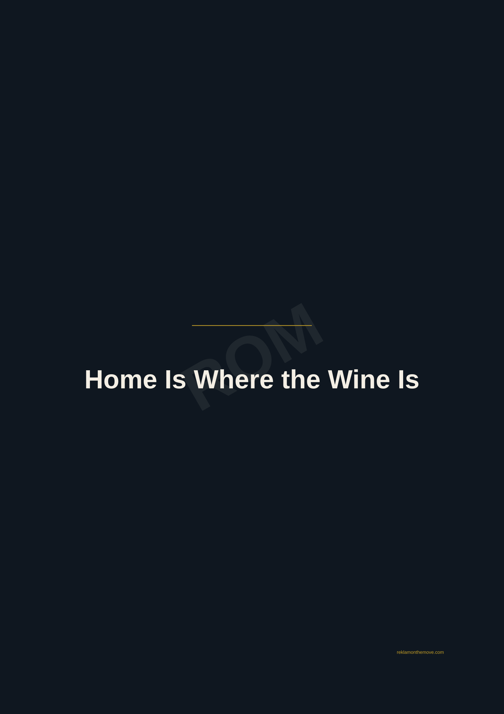 Home Is Where the Wine Is · Gece — ROM dijital ürün önizlemesi (filigranlı)