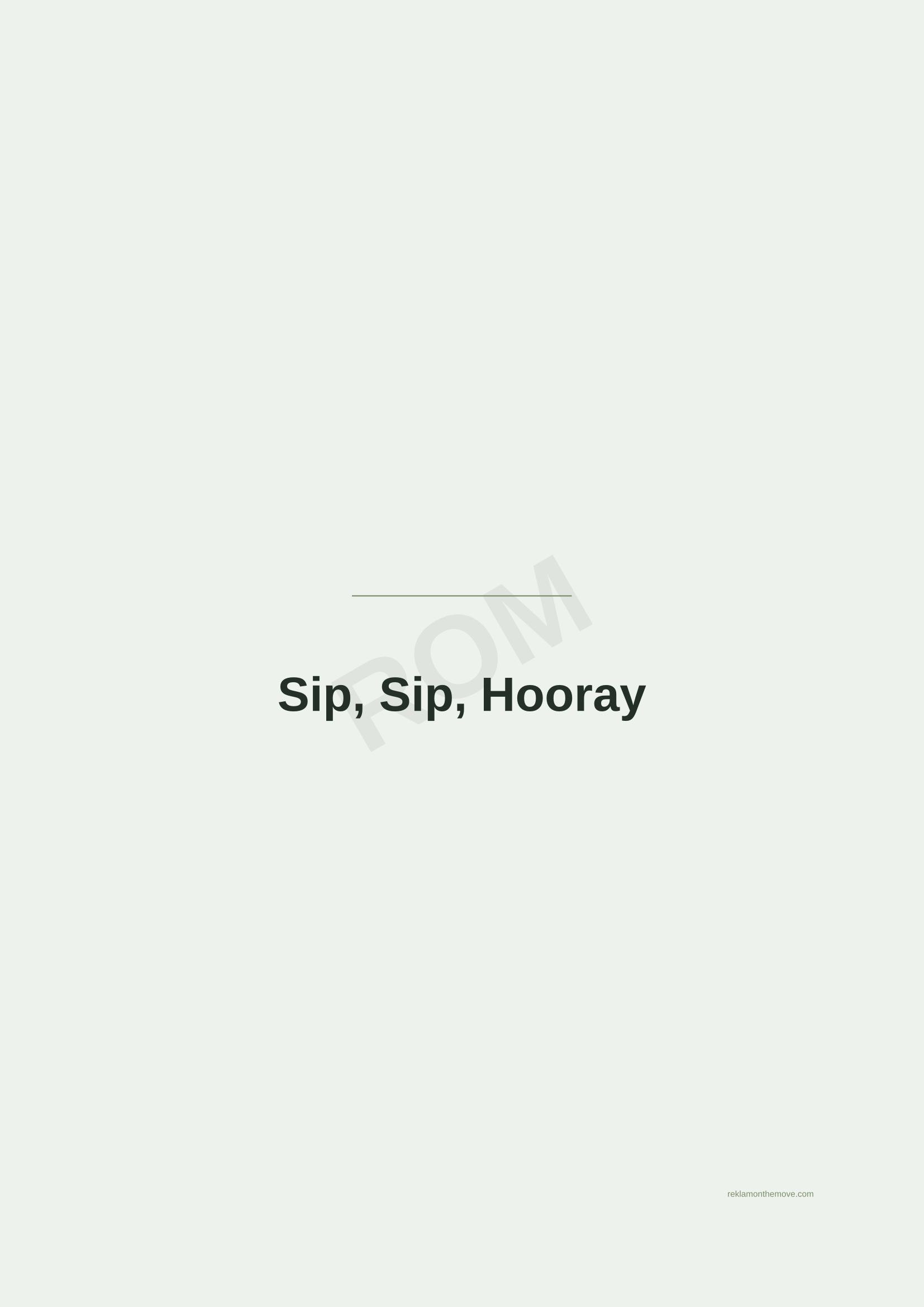 Sip, Sip, Hooray · Adaçayı — ROM dijital ürün önizlemesi (filigranlı)