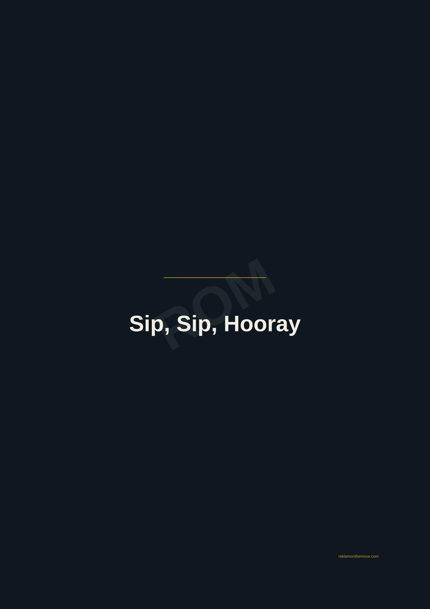 Sip, Sip, Hooray · Gece — ROM dijital ürün önizlemesi (filigranlı)