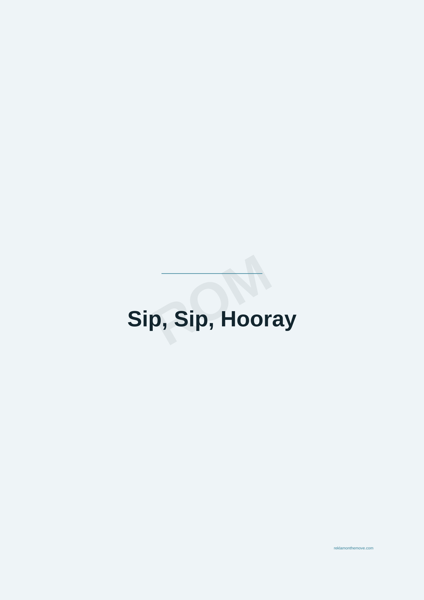 Sip, Sip, Hooray · Okyanus — ROM dijital ürün önizlemesi (filigranlı)