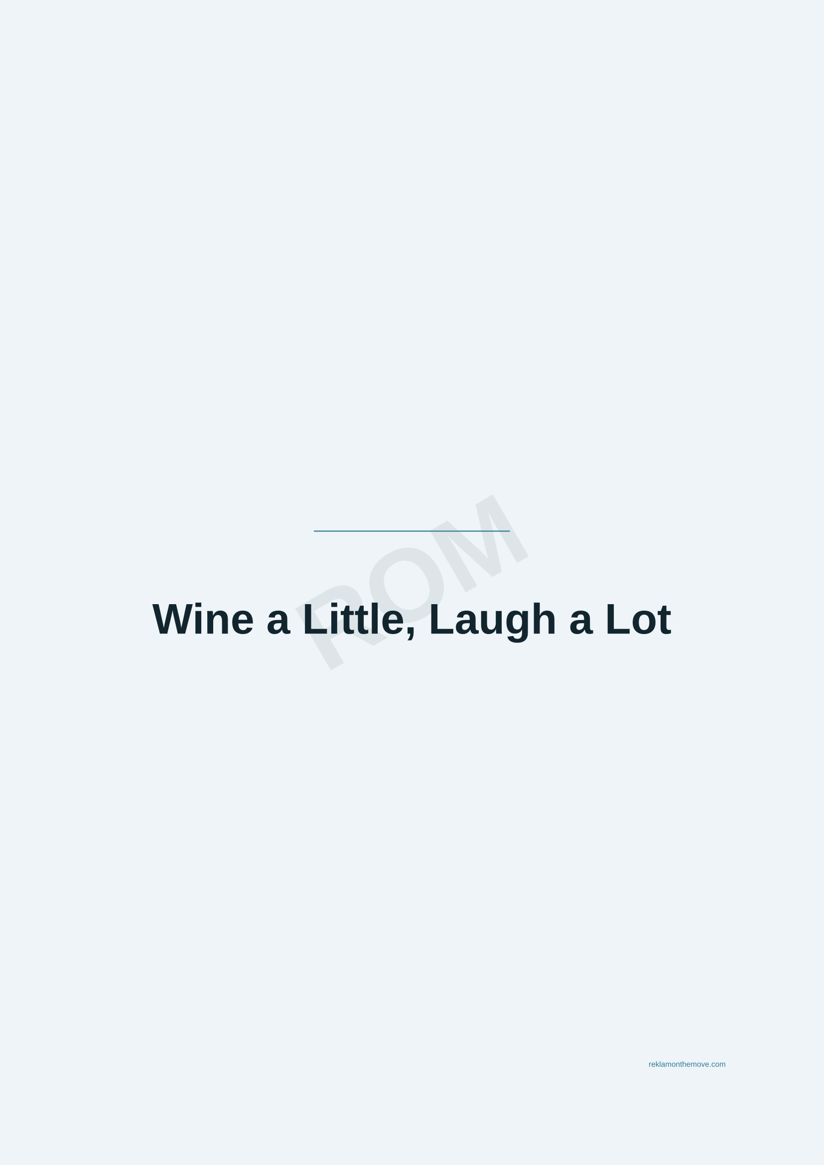 Wine a Little, Laugh a Lot · Okyanus — ROM dijital ürün önizlemesi (filigranlı)