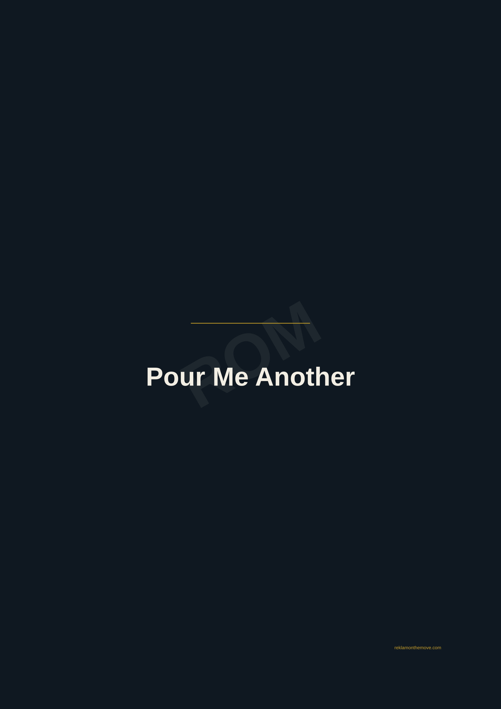 Pour Me Another · Gece — ROM dijital ürün önizlemesi (filigranlı)