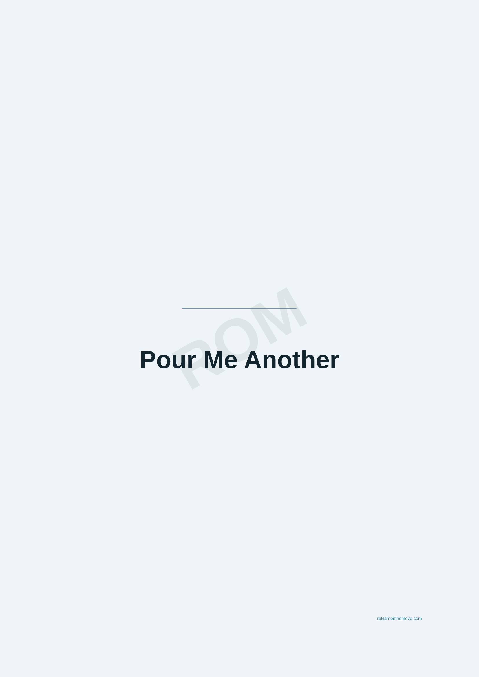 Pour Me Another · Okyanus — ROM dijital ürün önizlemesi (filigranlı)