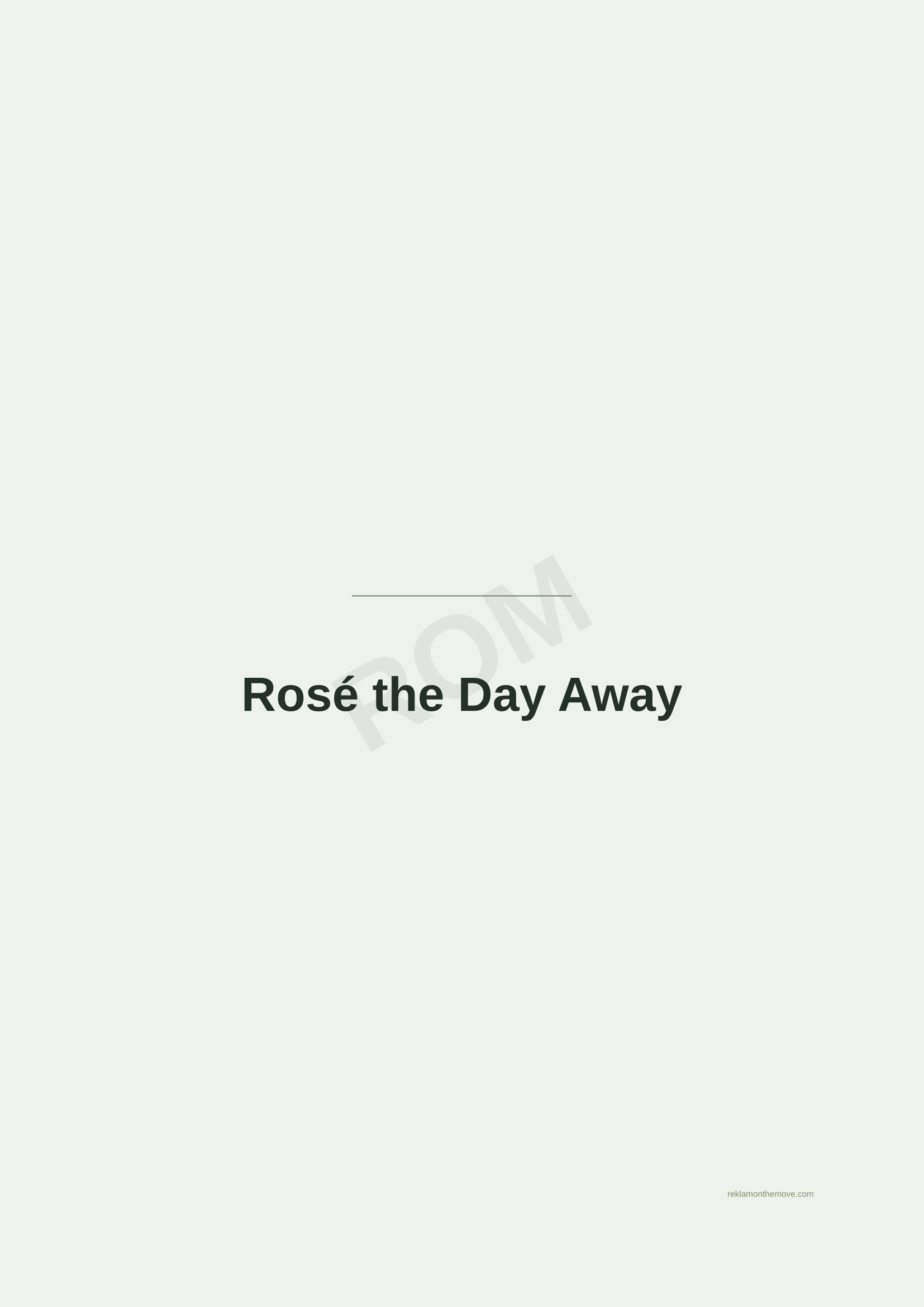 Rosé the Day Away · Adaçayı — ROM dijital ürün önizlemesi (filigranlı)
