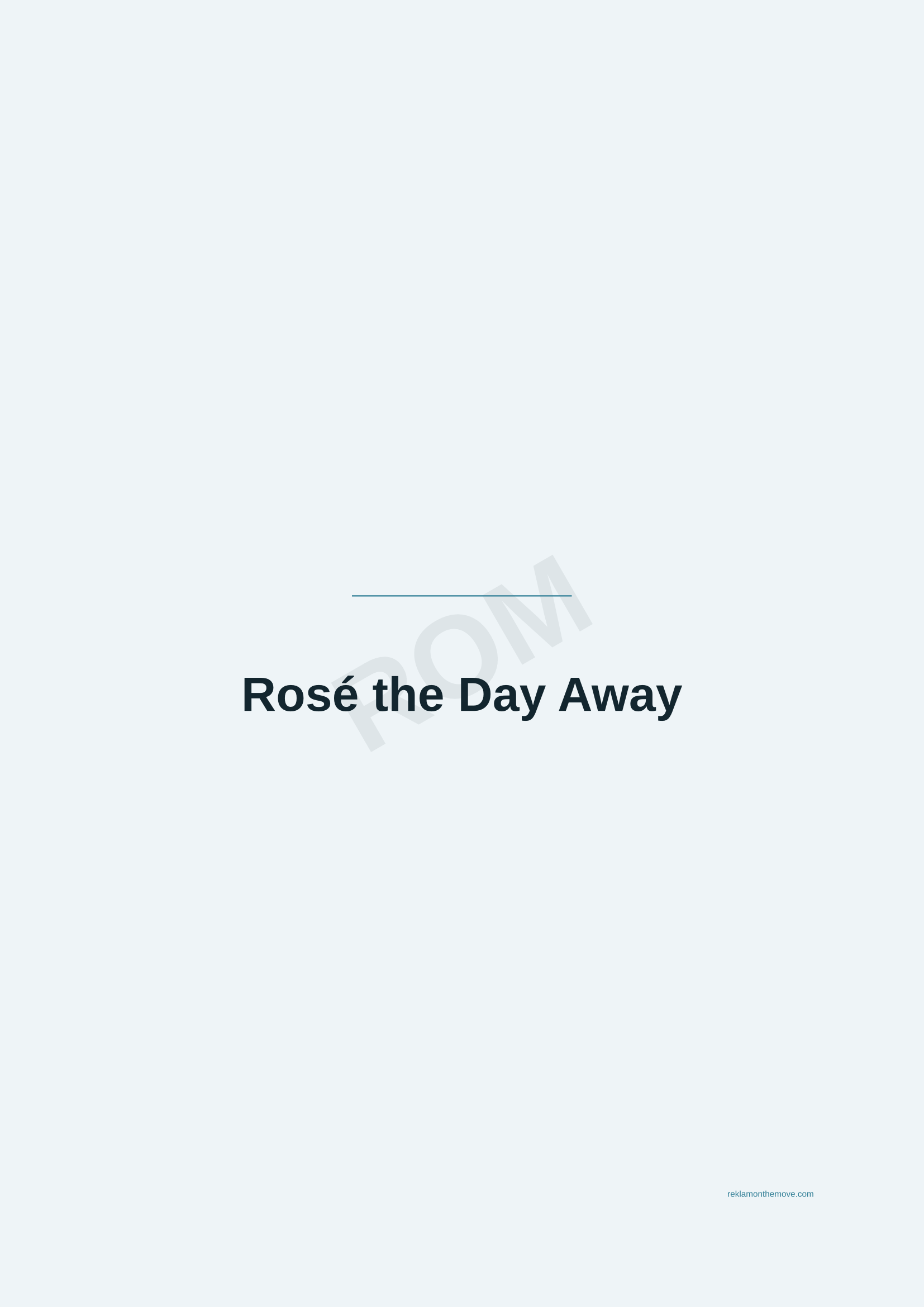 Rosé the Day Away · Okyanus — ROM dijital ürün önizlemesi (filigranlı)