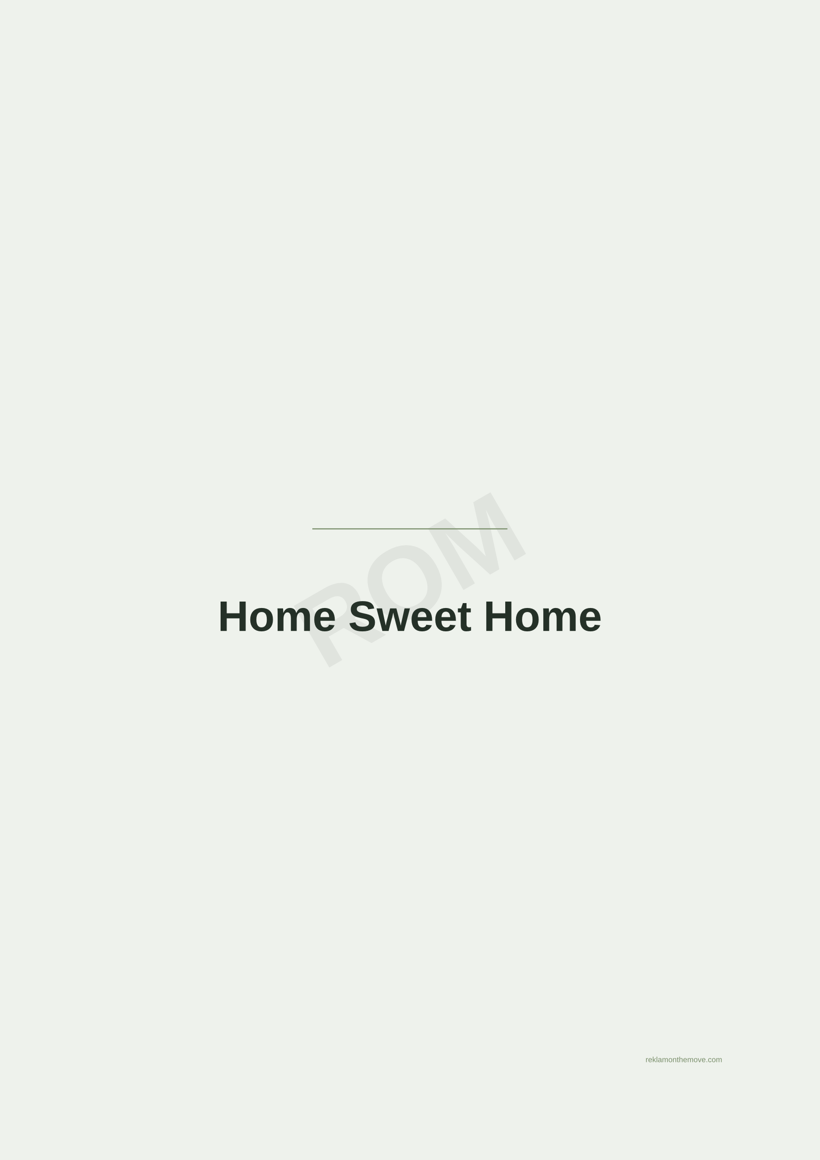 Home Sweet Home · Adaçayı — ROM dijital ürün önizlemesi (filigranlı)
