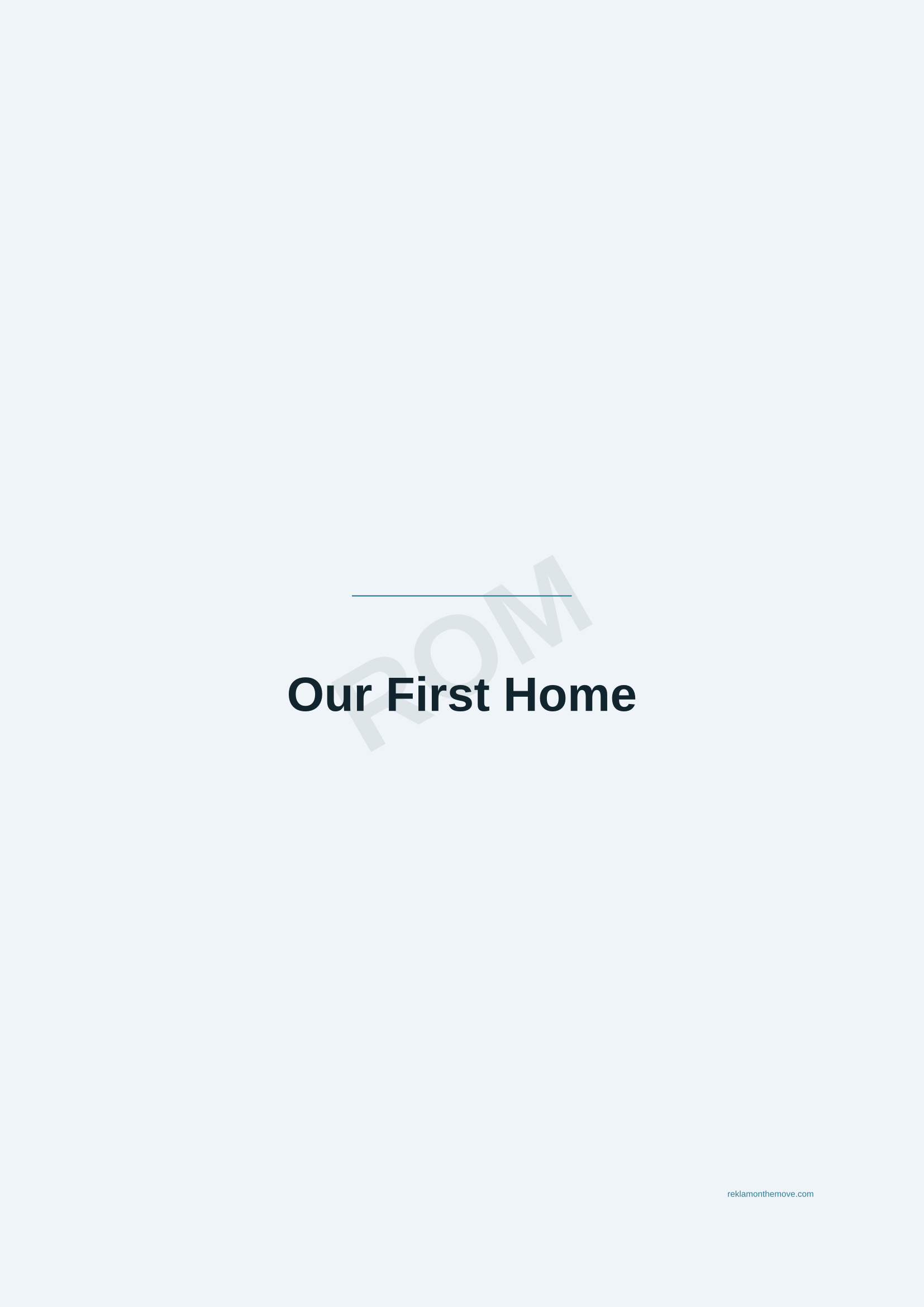 Our First Home · Okyanus — ROM dijital ürün önizlemesi (filigranlı)