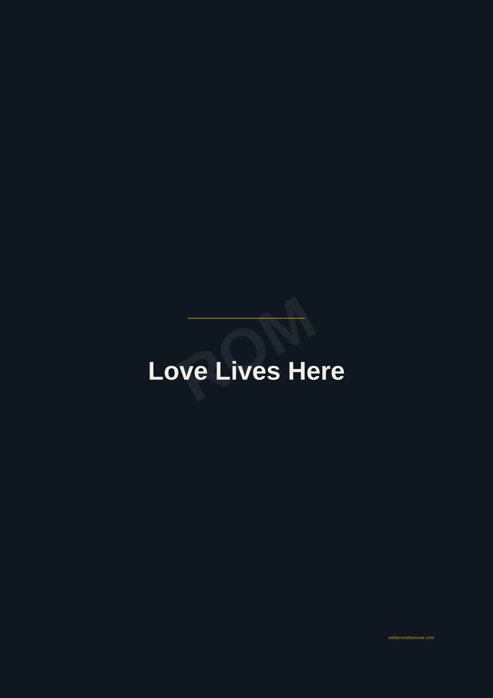 Love Lives Here · Gece — ROM dijital ürün önizlemesi (filigranlı)
