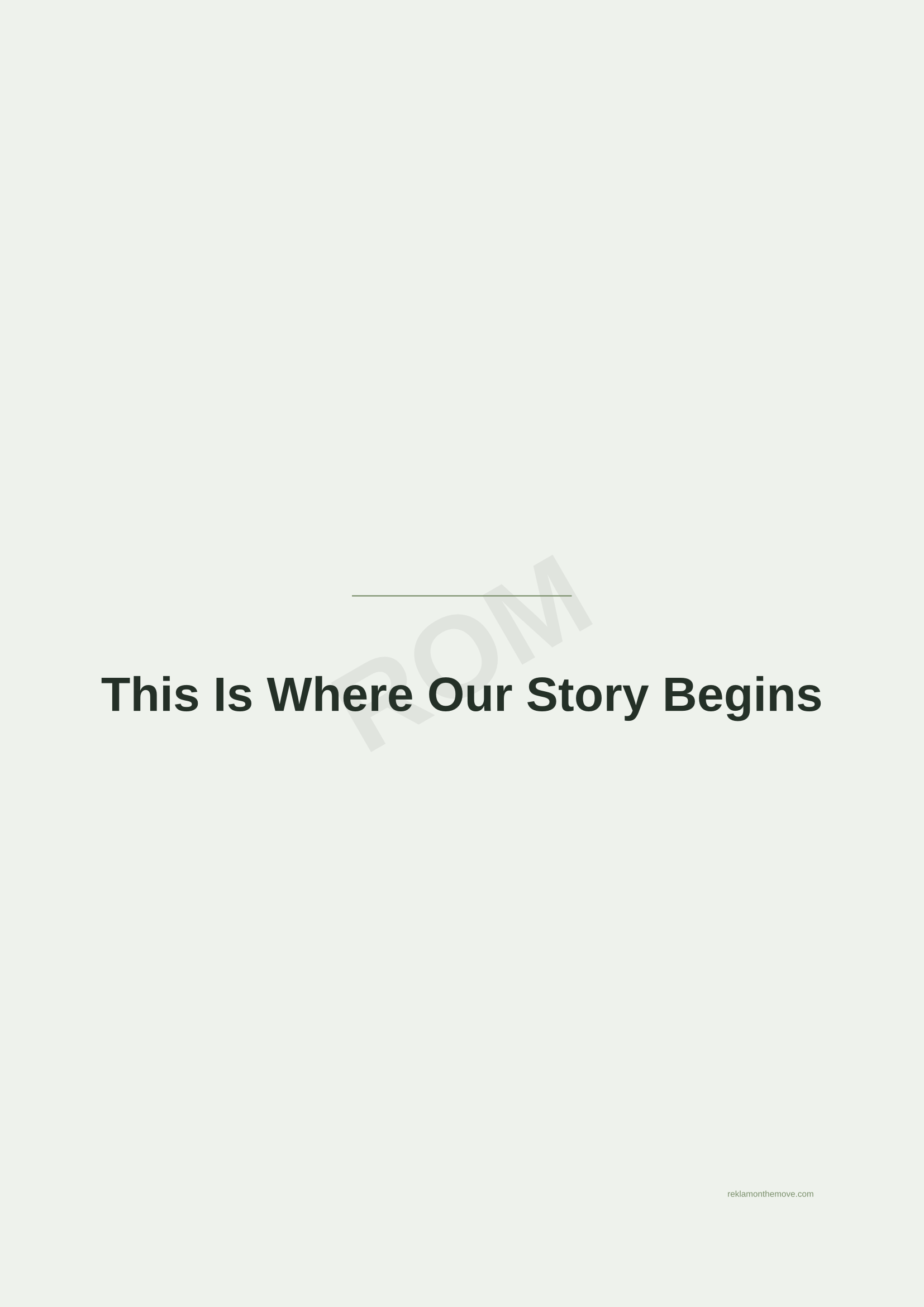 This Is Where Our Story Begins · Adaçayı — ROM dijital ürün önizlemesi (filigranlı)