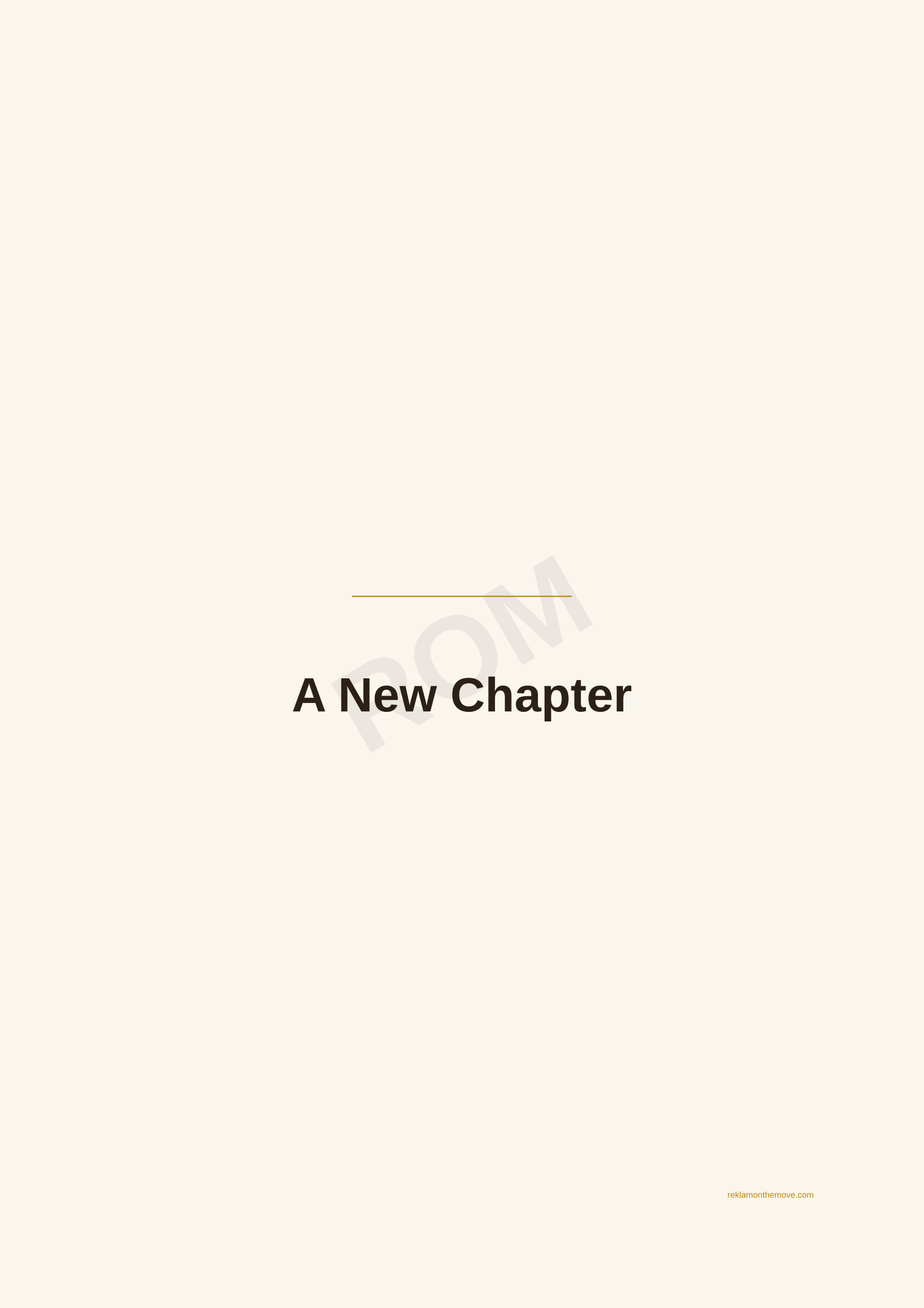 A New Chapter · Espresso — ROM dijital ürün önizlemesi (filigranlı)
