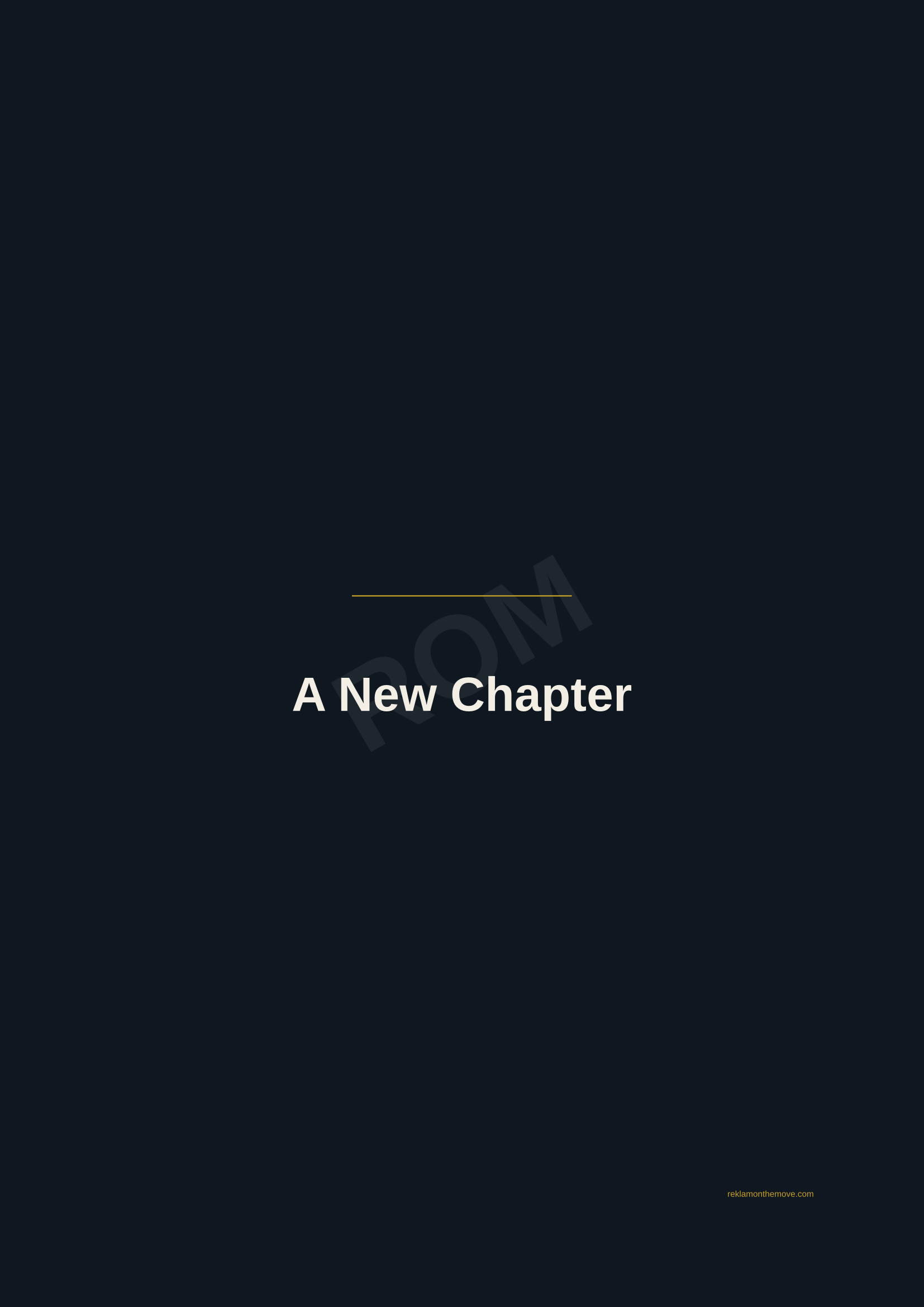 A New Chapter · Gece — ROM dijital ürün önizlemesi (filigranlı)