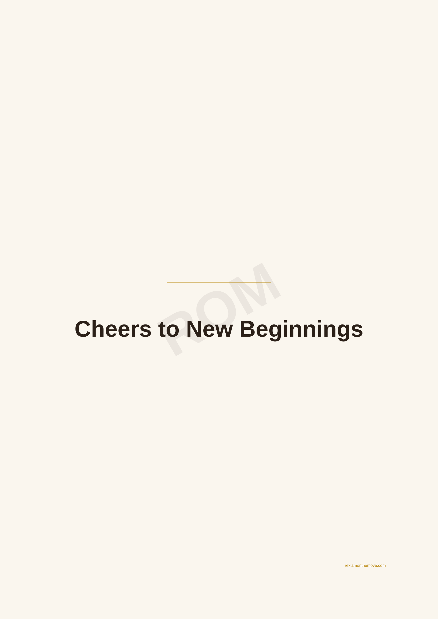 Cheers to New Beginnings · Espresso — ROM dijital ürün önizlemesi (filigranlı)