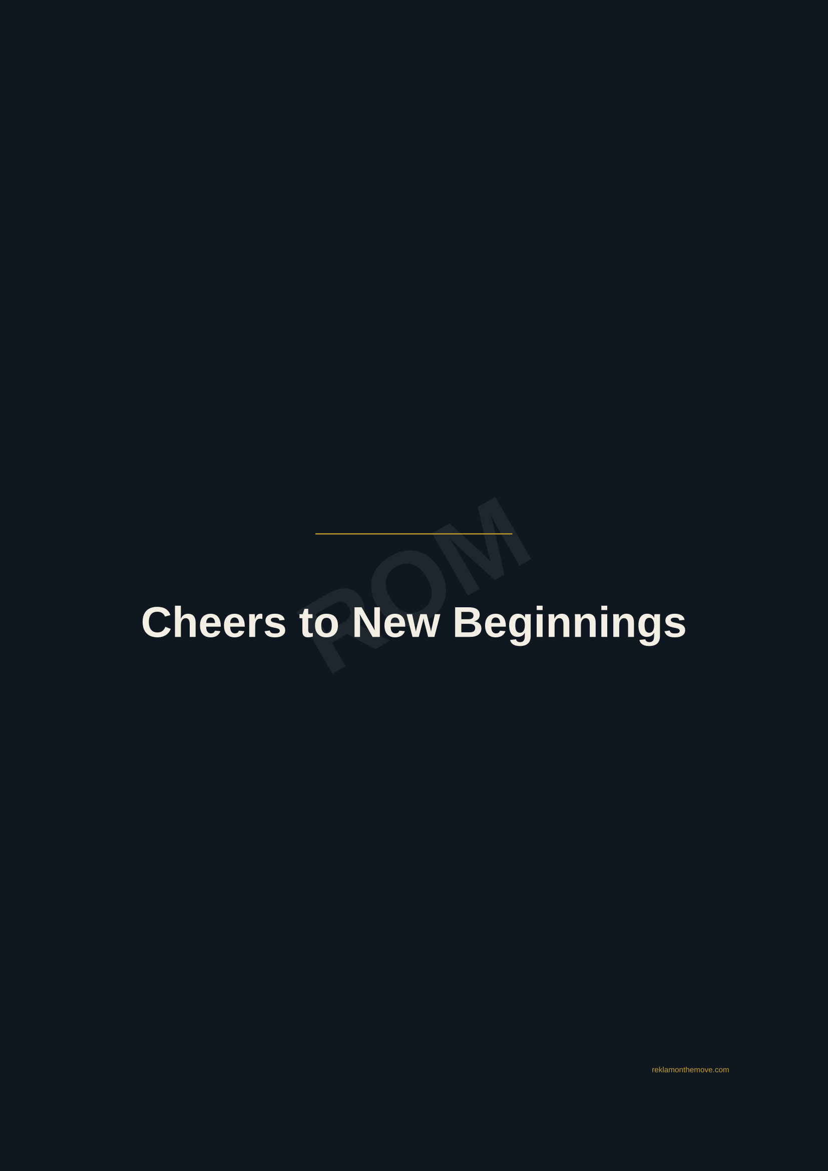 Cheers to New Beginnings · Gece — ROM dijital ürün önizlemesi (filigranlı)