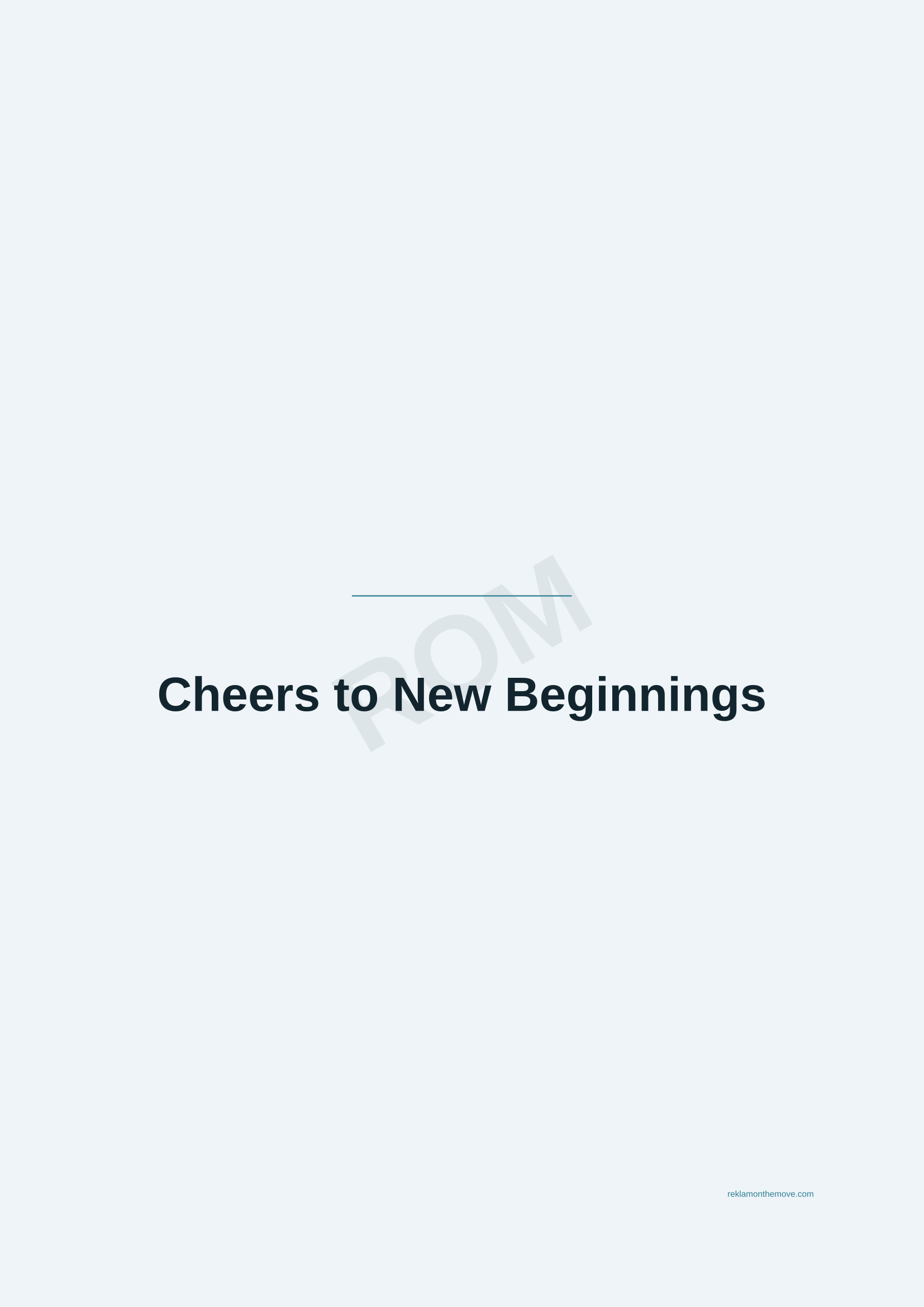 Cheers to New Beginnings · Okyanus — ROM dijital ürün önizlemesi (filigranlı)