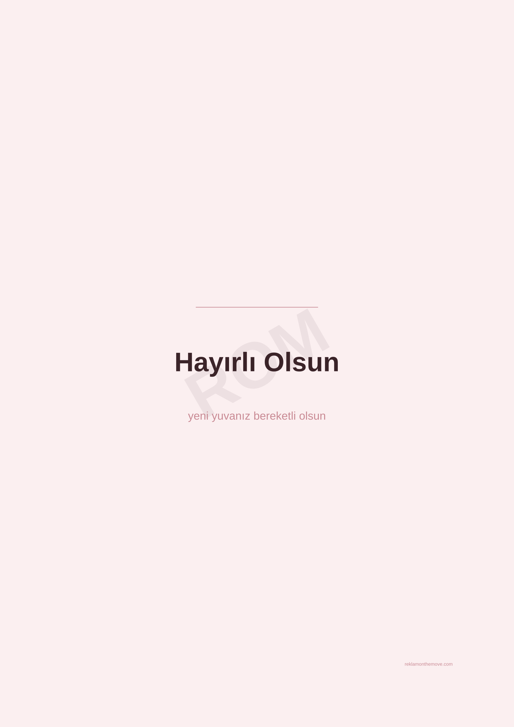 Hayırlı Olsun · Gül — ROM dijital ürün önizlemesi (filigranlı)